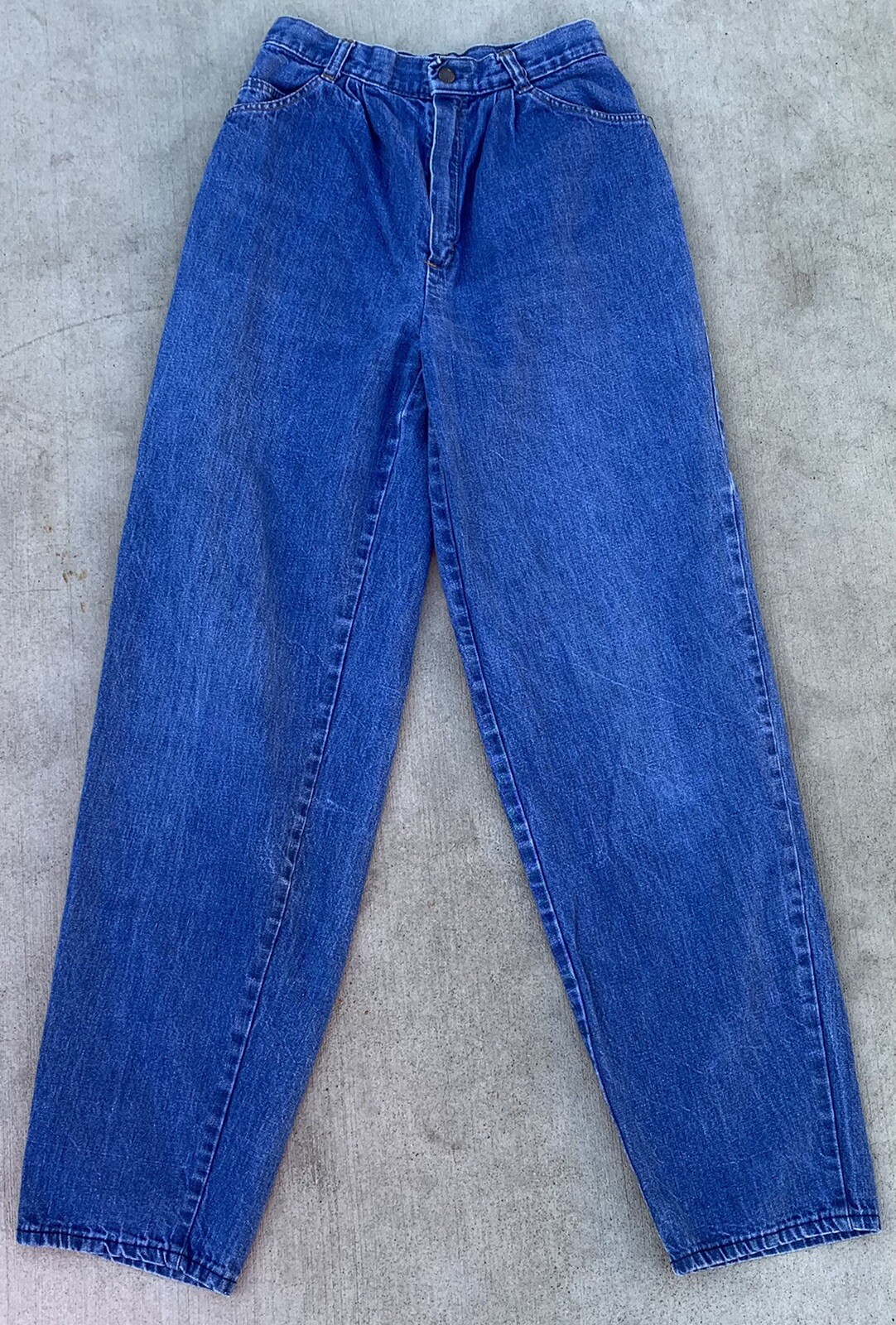 Vintage Stuffed Jeans High Waist Talon 42 Zipper 9 25 1/2” Waist