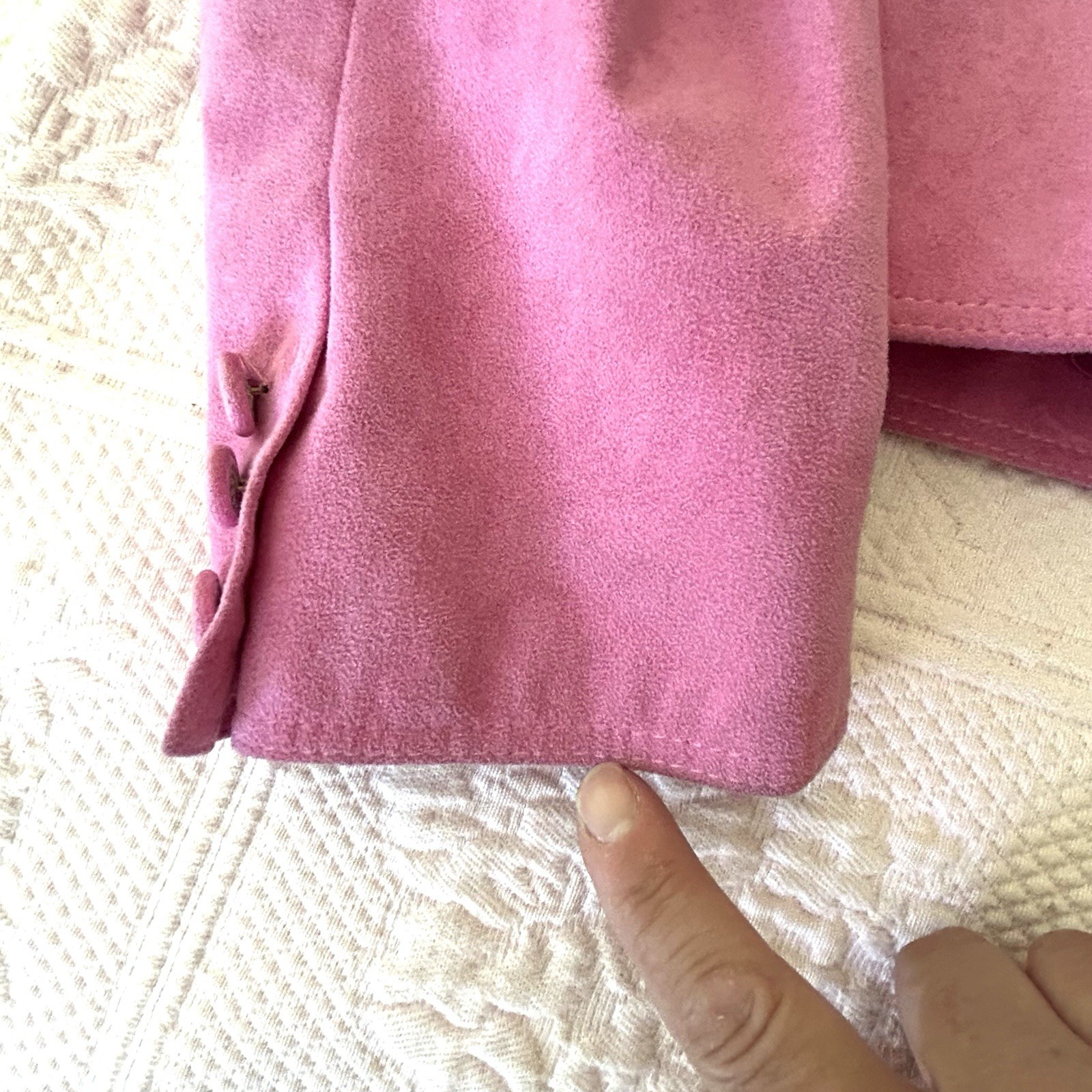 Vintage I Magnin Suede Blazer Crop Jacket