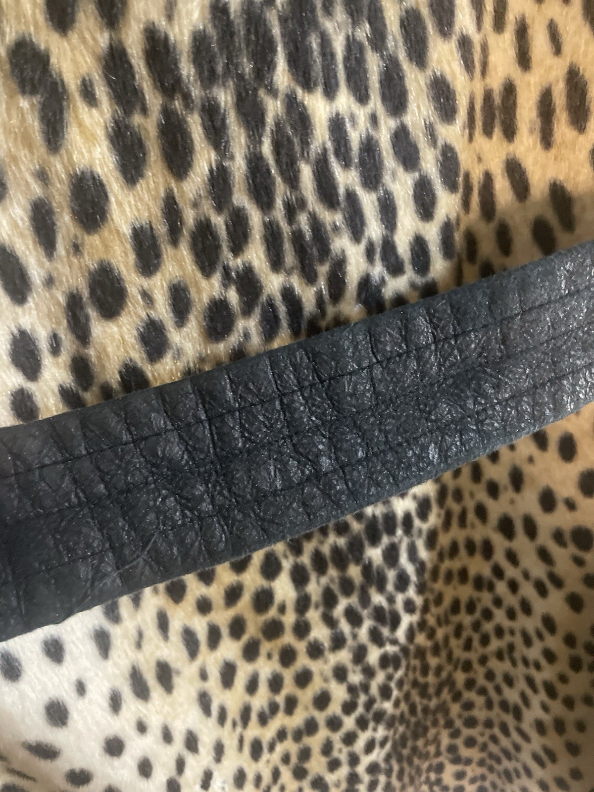 RARE Vintage 1960s Faux Leopard Swing Coat Safari Pinup Rockabilly La France M
