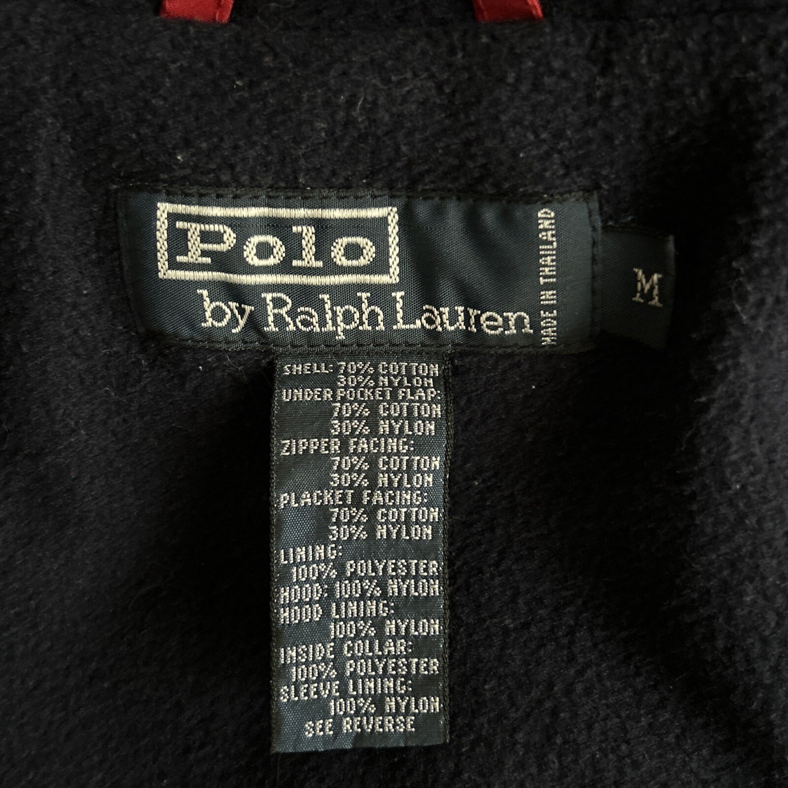 Ladies Ralph Lauren vintage Polo Jacket Red MED Elastic Waist Classic style EUC