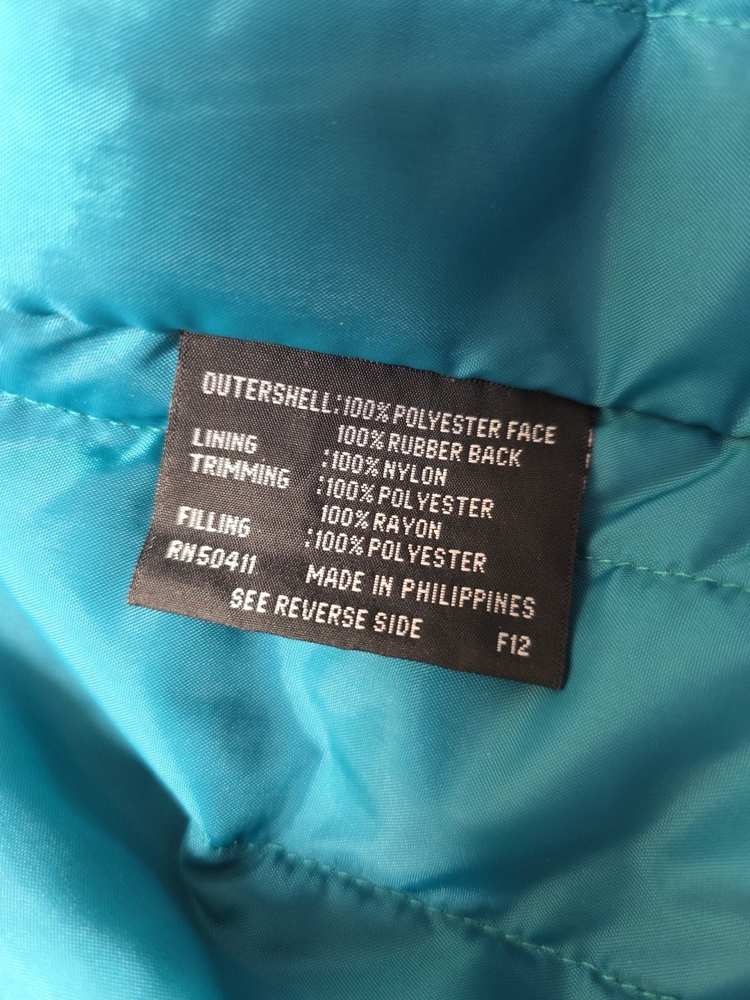 VINTAGE CHIANGO BY FLEET STREET ALL SEASON TEAL GREEN RAINCOAT Jacket 80’s 22W
