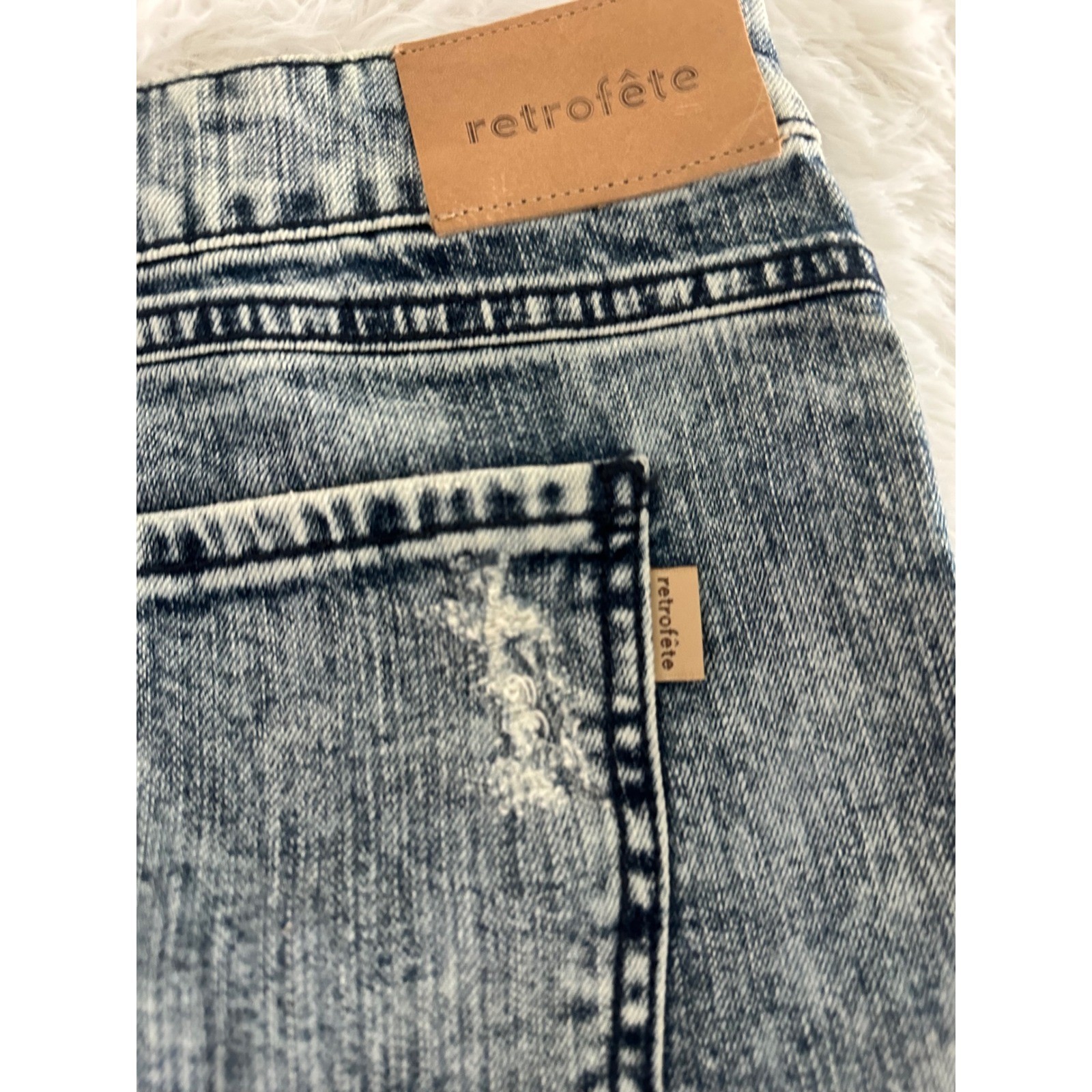 NWT Retrofête Ryder Denim Skirt Sz M Medium