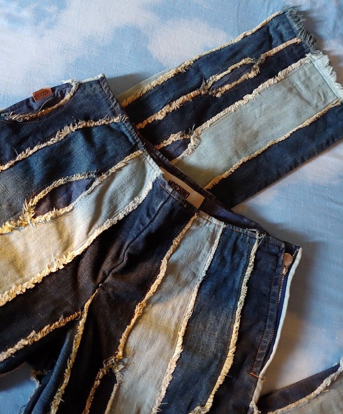 TROUSERS vintage woman MOSCHINO jeans made Italy size 46 approx M/L RARE