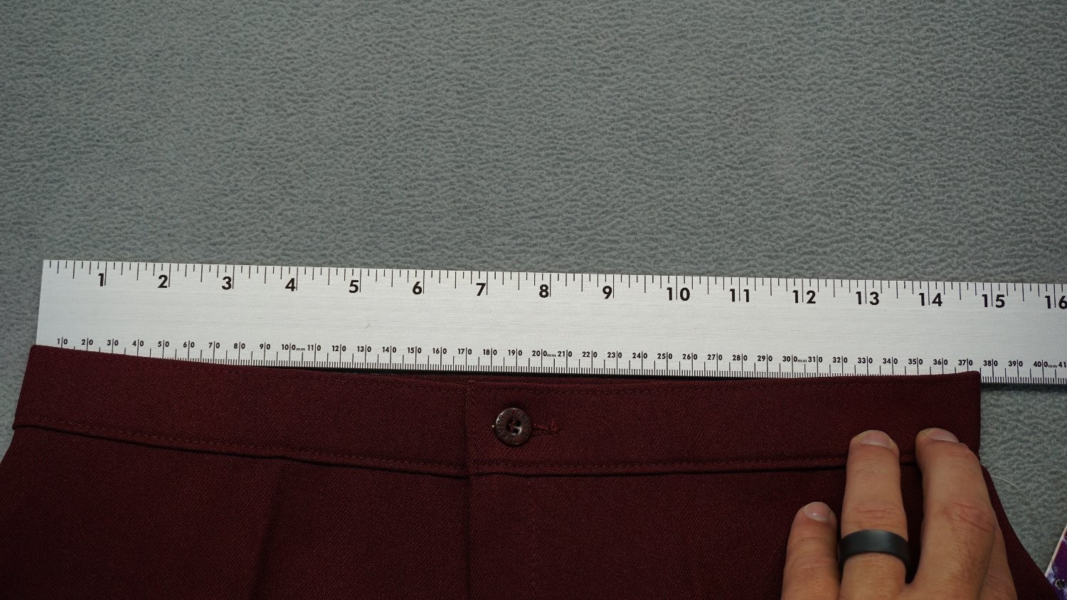 Vintage Levi’s Bend Over Pants Womens 16 Burgundy 1980s High Waist Trousers NWT