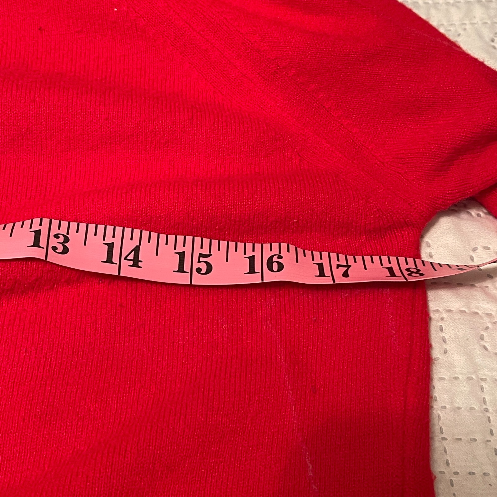 Designers Originals Red Wool Blend Sweater Womens S USA Vintage