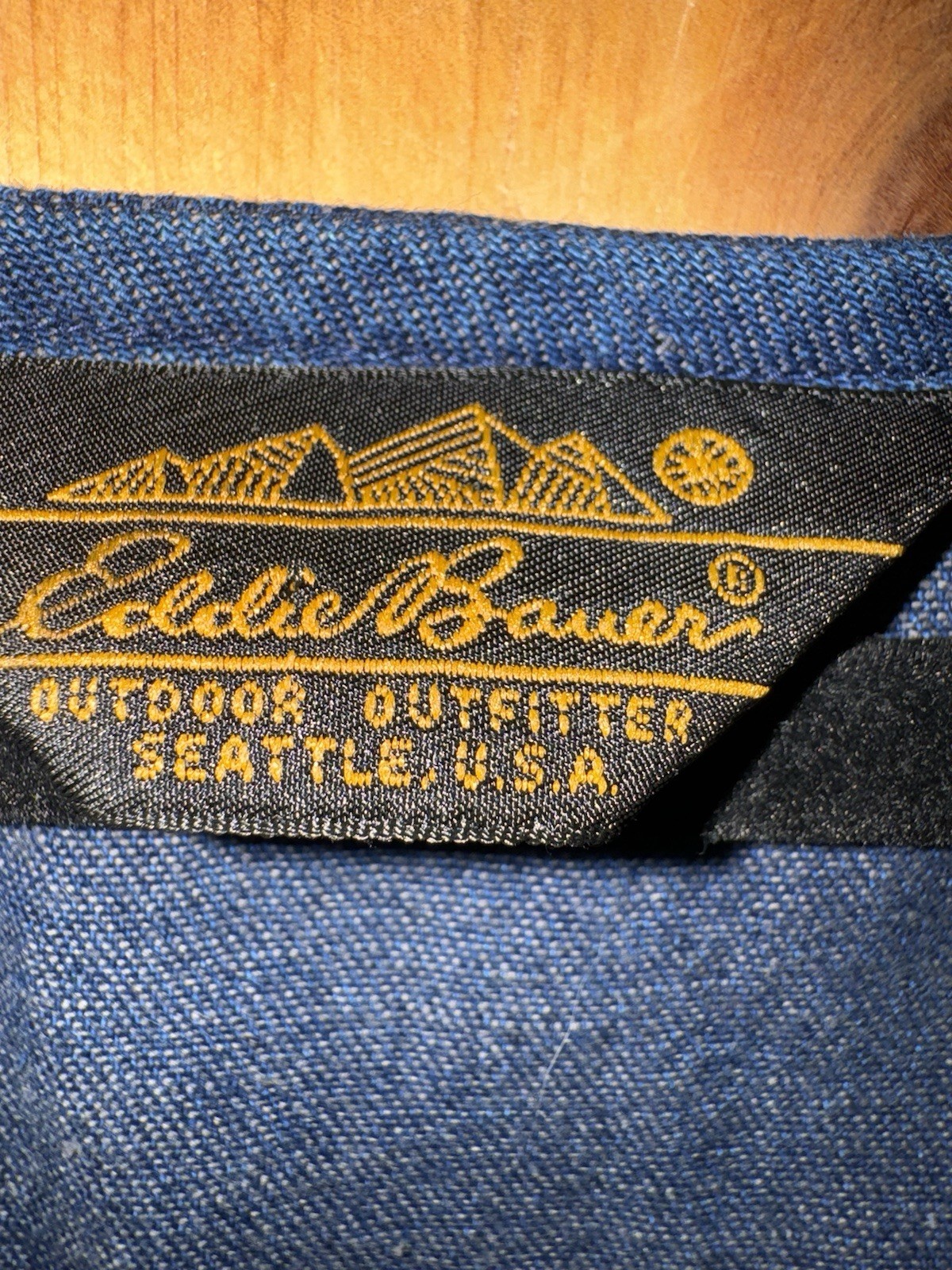 Eddie Bauer 1980s Dark Jean Jumper Dress Women’s XS(tag M) Bust 34” Read PRARIE