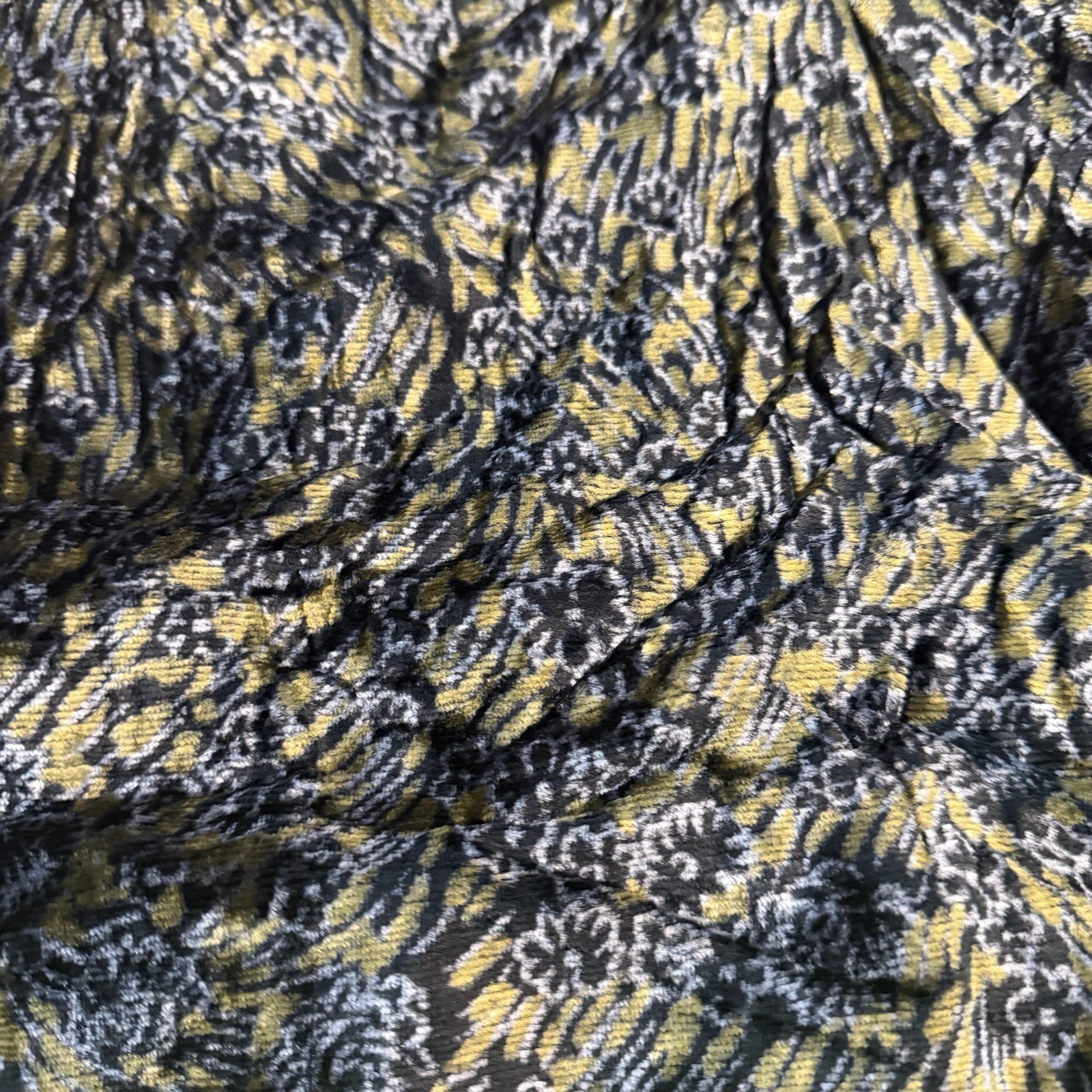 Vintage Speed Limit MPH Sequin Velvet Jacket Floral Abstract Women’s L Cropped