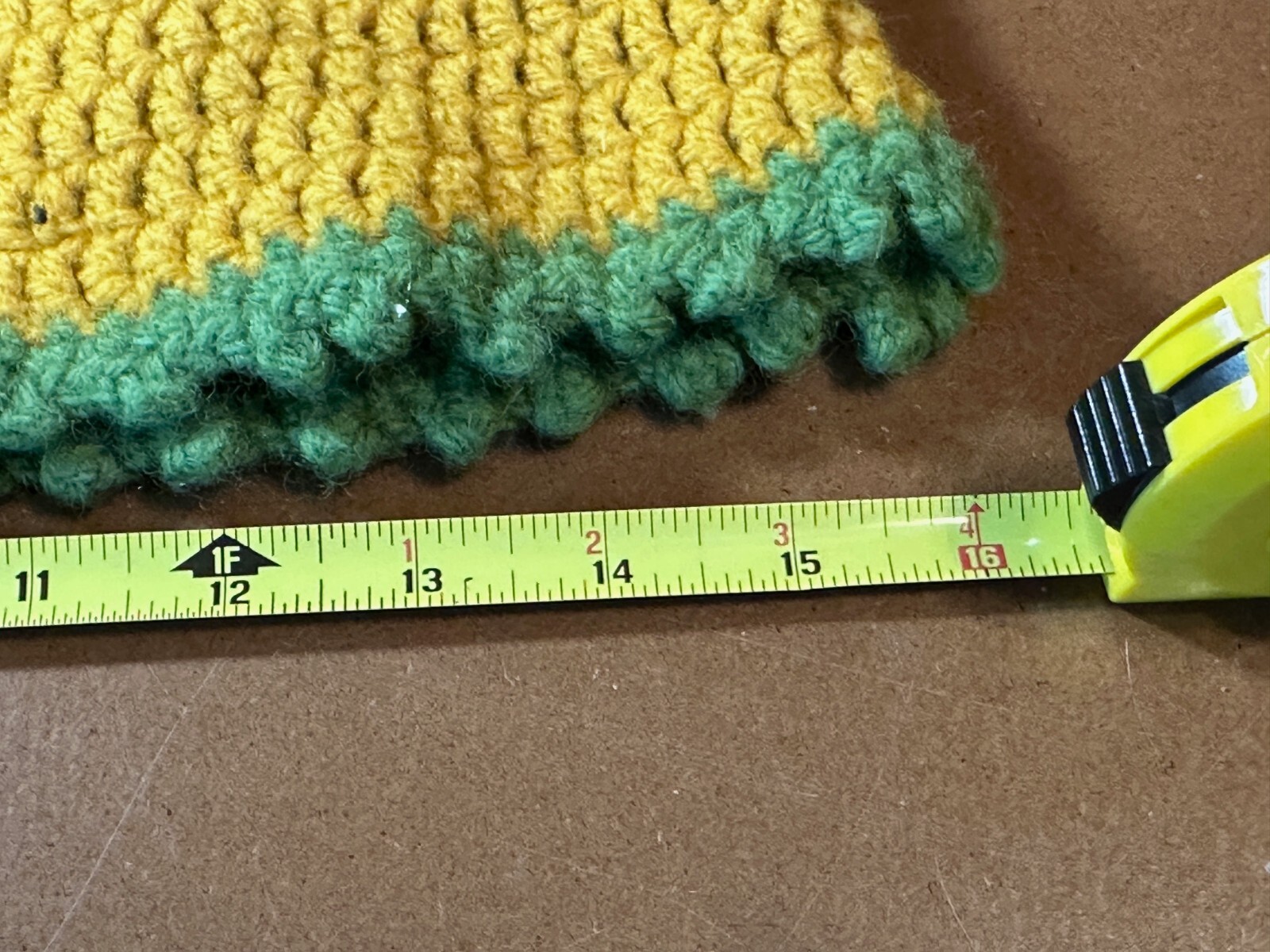 Crochet Vest vintage Handmade Granny Square Green Yellow orange size small?
