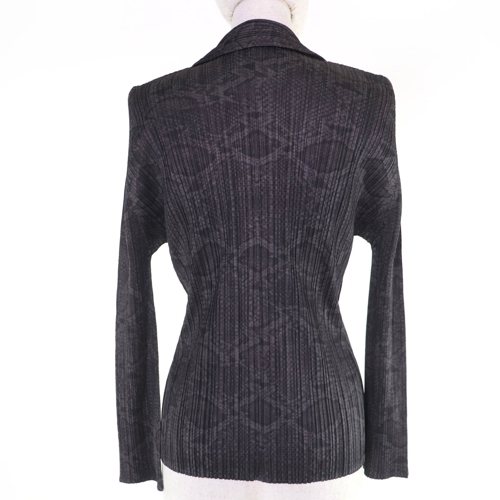 Issey Miyake Pleats Please Issey Miyake Pleated Long Sleeve Shirt – DUTY FREE