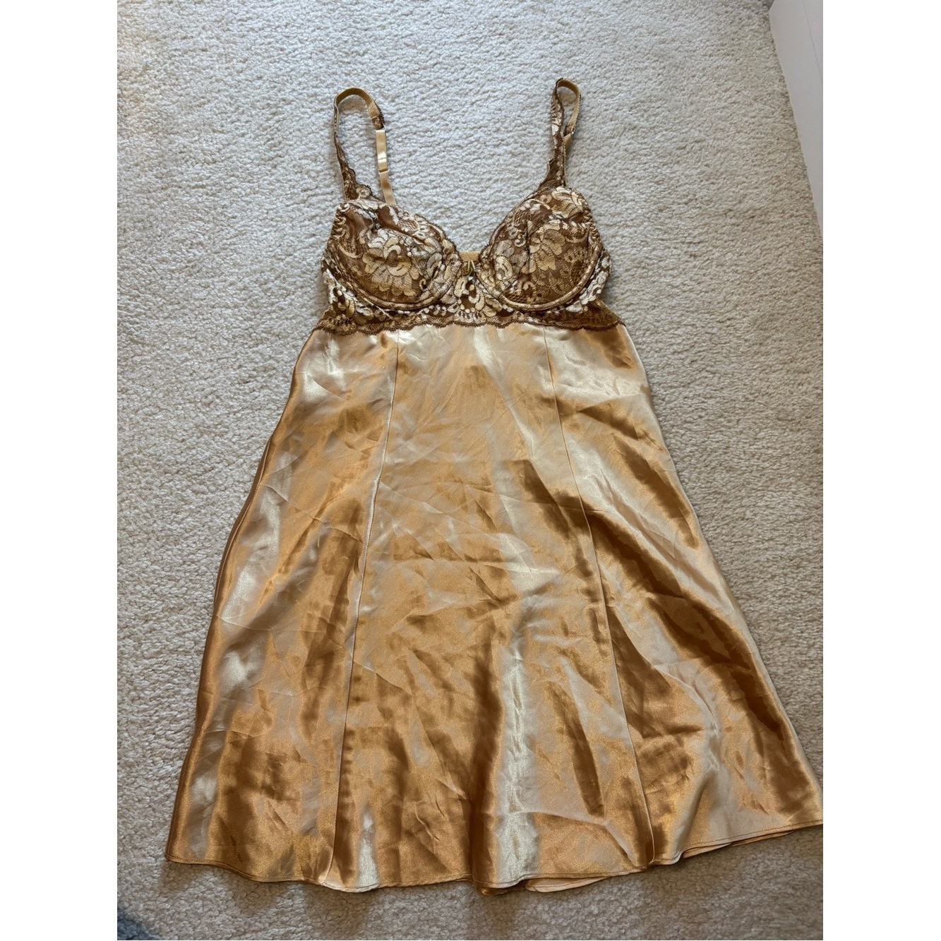 Victoria’s Secret Vintage Gold Slip Dress