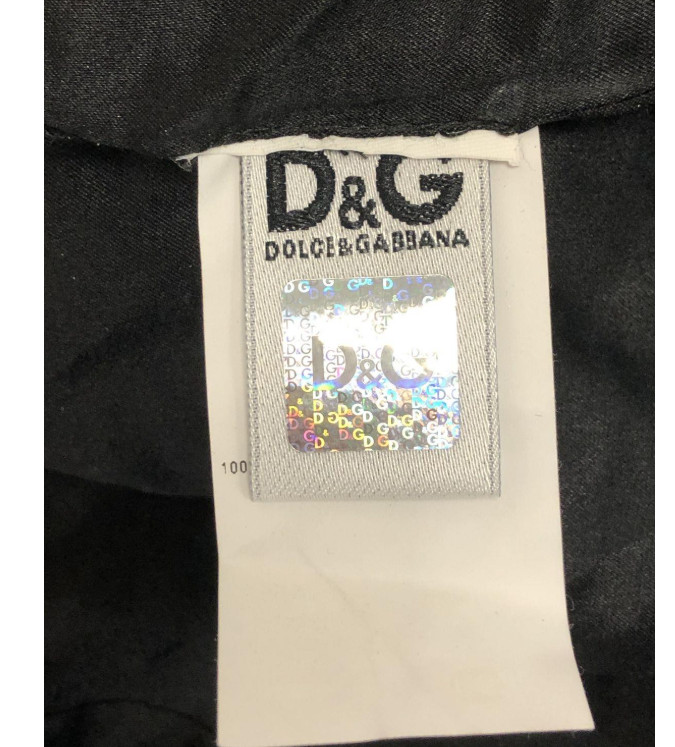RARE 90s VTG D&G Dolce Gabbana Gold Sequin Jacket Black Trim Italy 40 COA Small