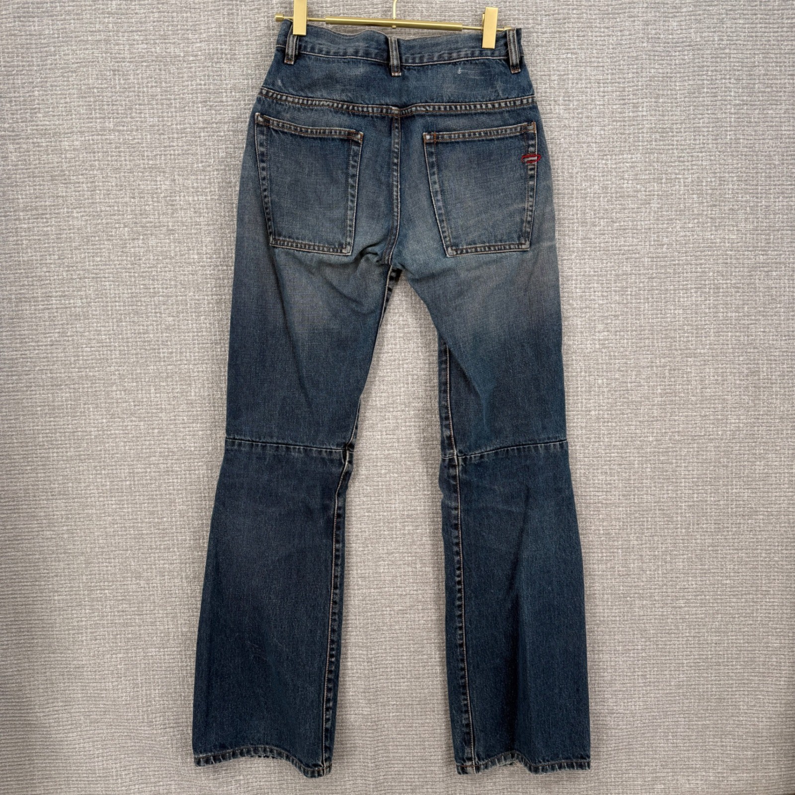 Vintage Diesel Jeans Women 26 Blue Denim Flare Leg Y2K Boho Bootcut Western