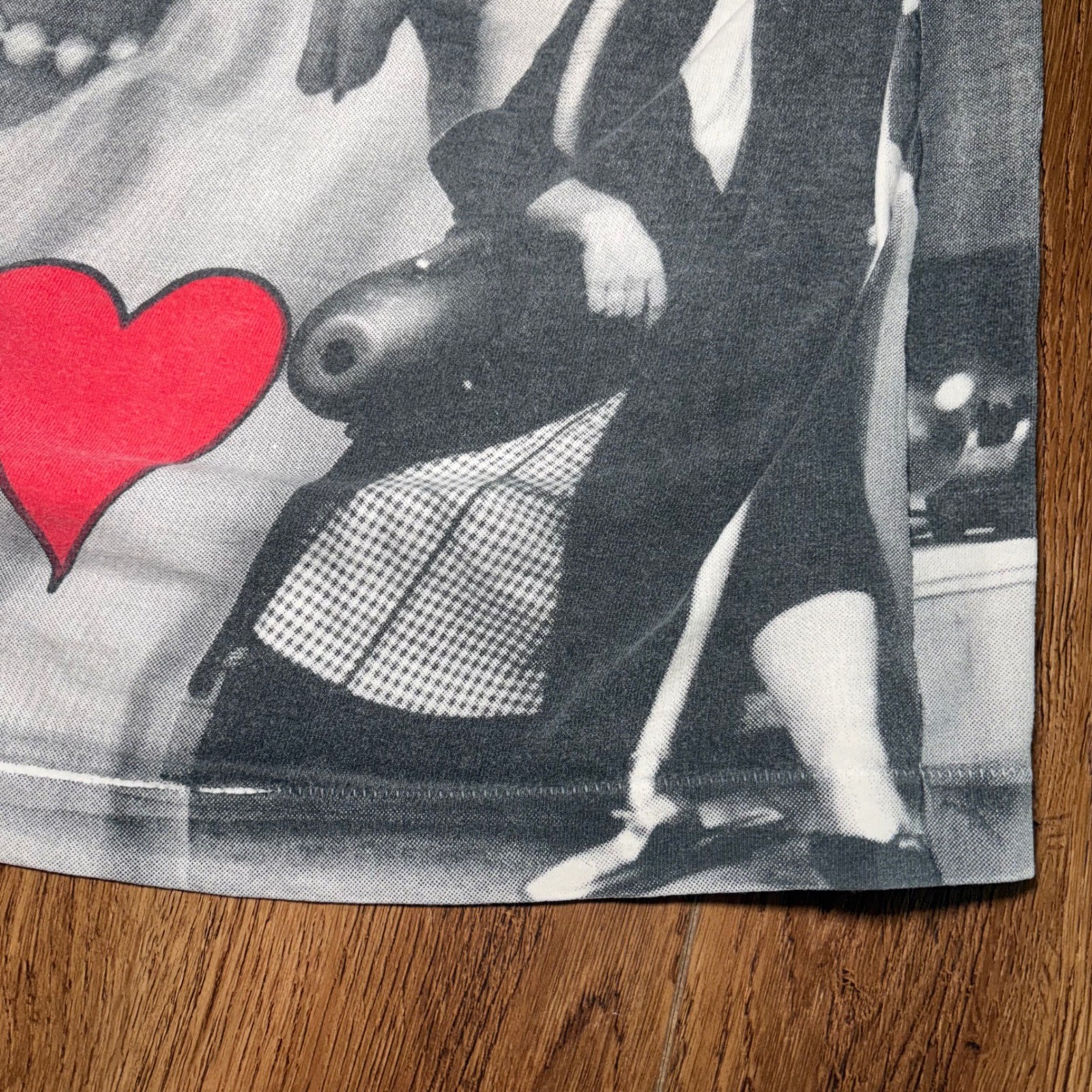 VTG I Love Lucy AOP T-Shirt Womens XL Fruit of the Loom Lucille Ball USA made