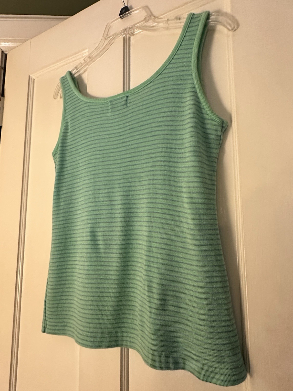 Vintage 70s/80s Kupra by Zado Women’s Tank Top Size M Mint Green/Periwinkle Cute