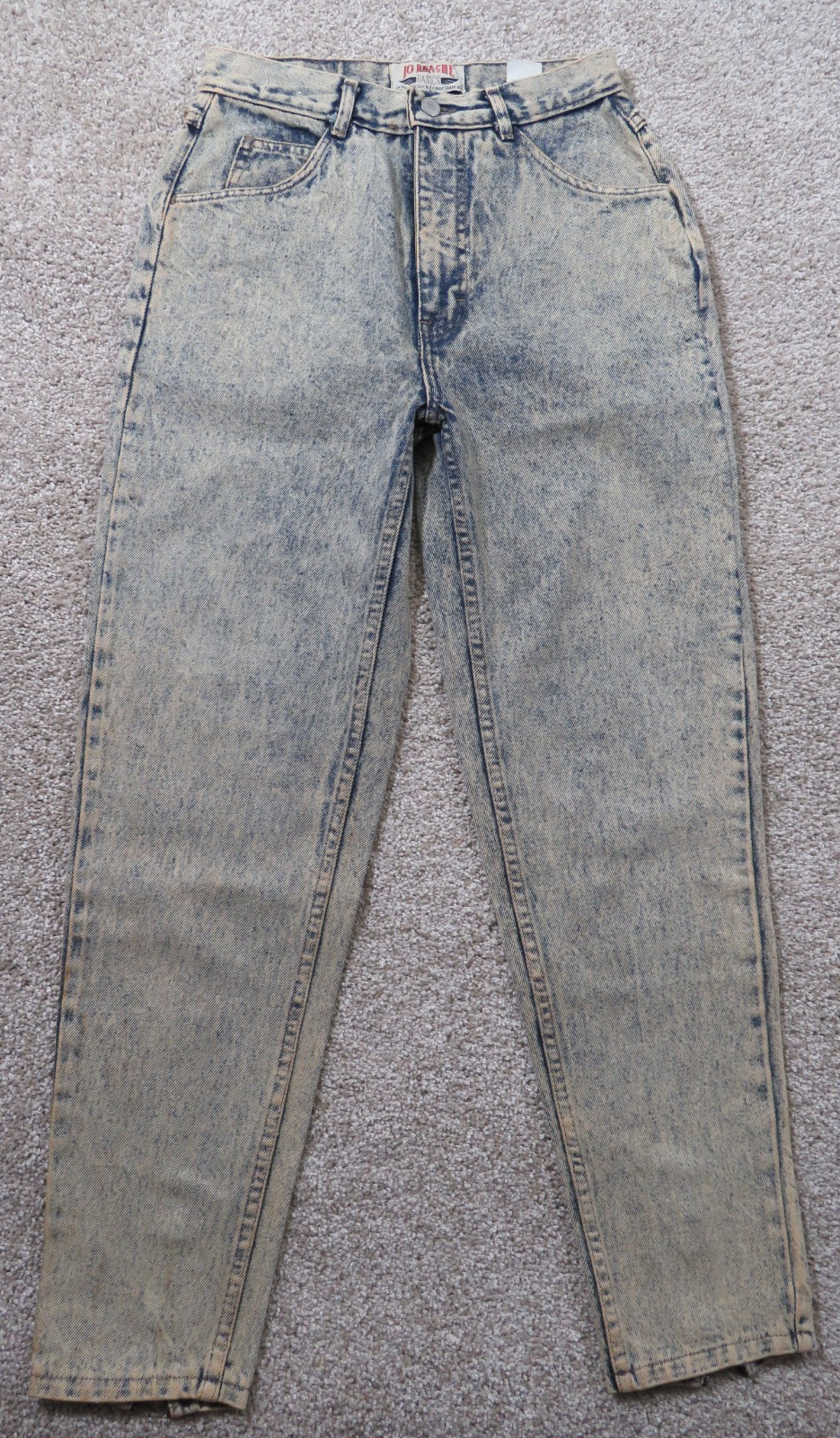 VTG Jordache Jeans Denim USA Ladies Misses 9 26X27 High Waist Acid wash