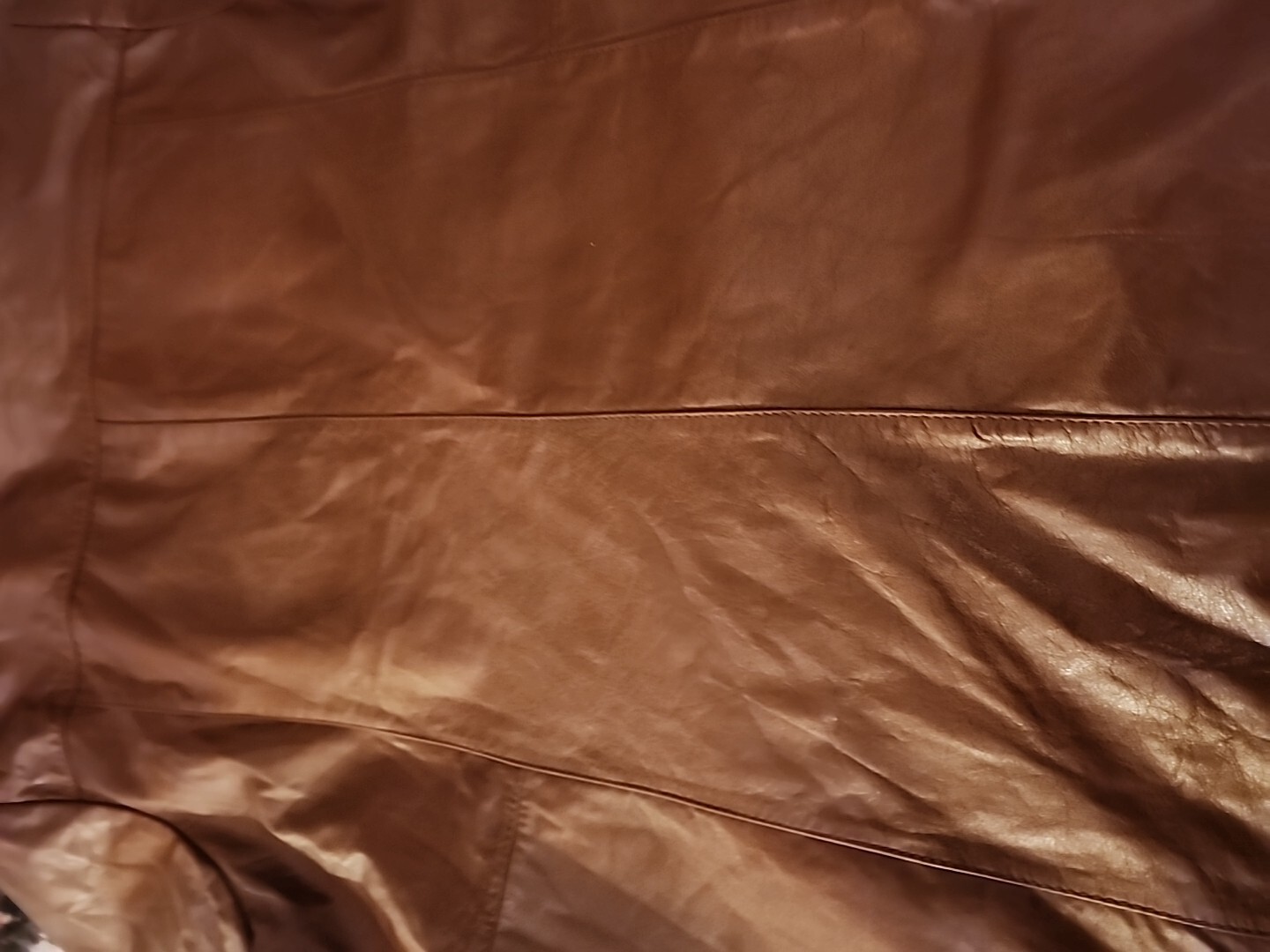 Vintage Montgomery Ward The Tannery Leather Jacket Blazer Lined 24 1/2 US M/L