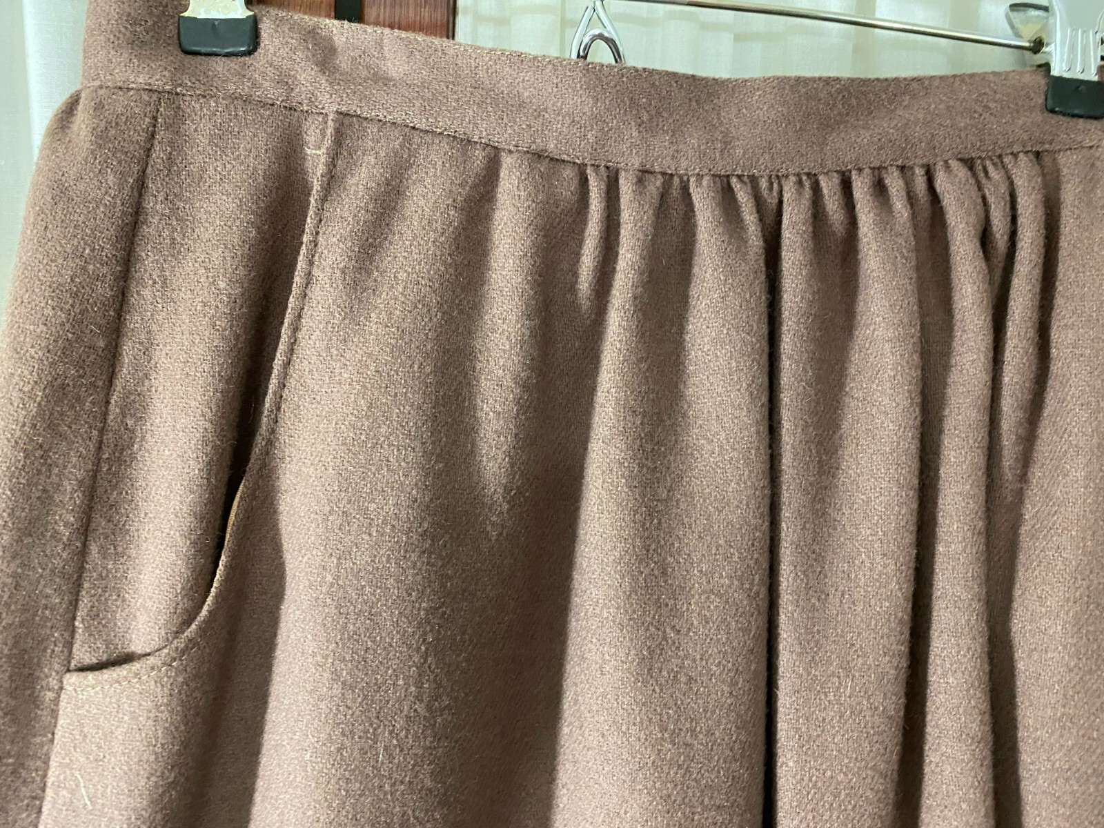 1970s Flare Skirt by Tweedsbury – S- Mocha Brown- VG – DISCO CHIC – SALE