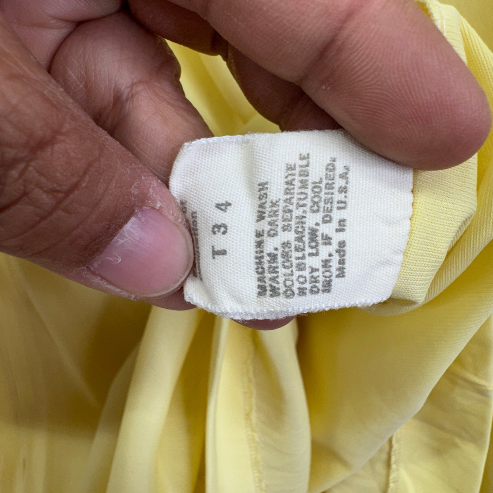 Gossard Artemis Zip Front Robe Large Yellow Vintage Lace Trim Loungewear *Stains