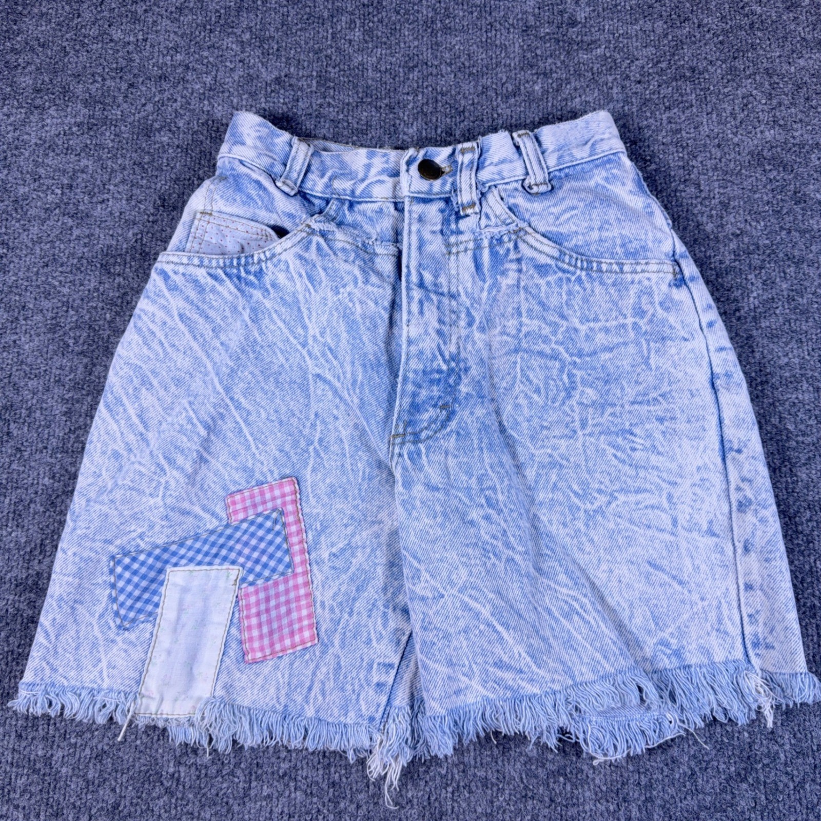Vintage Beverly Hills Denim Co Acid Wash High Waist Jean Shorts 80s/90s Size 3