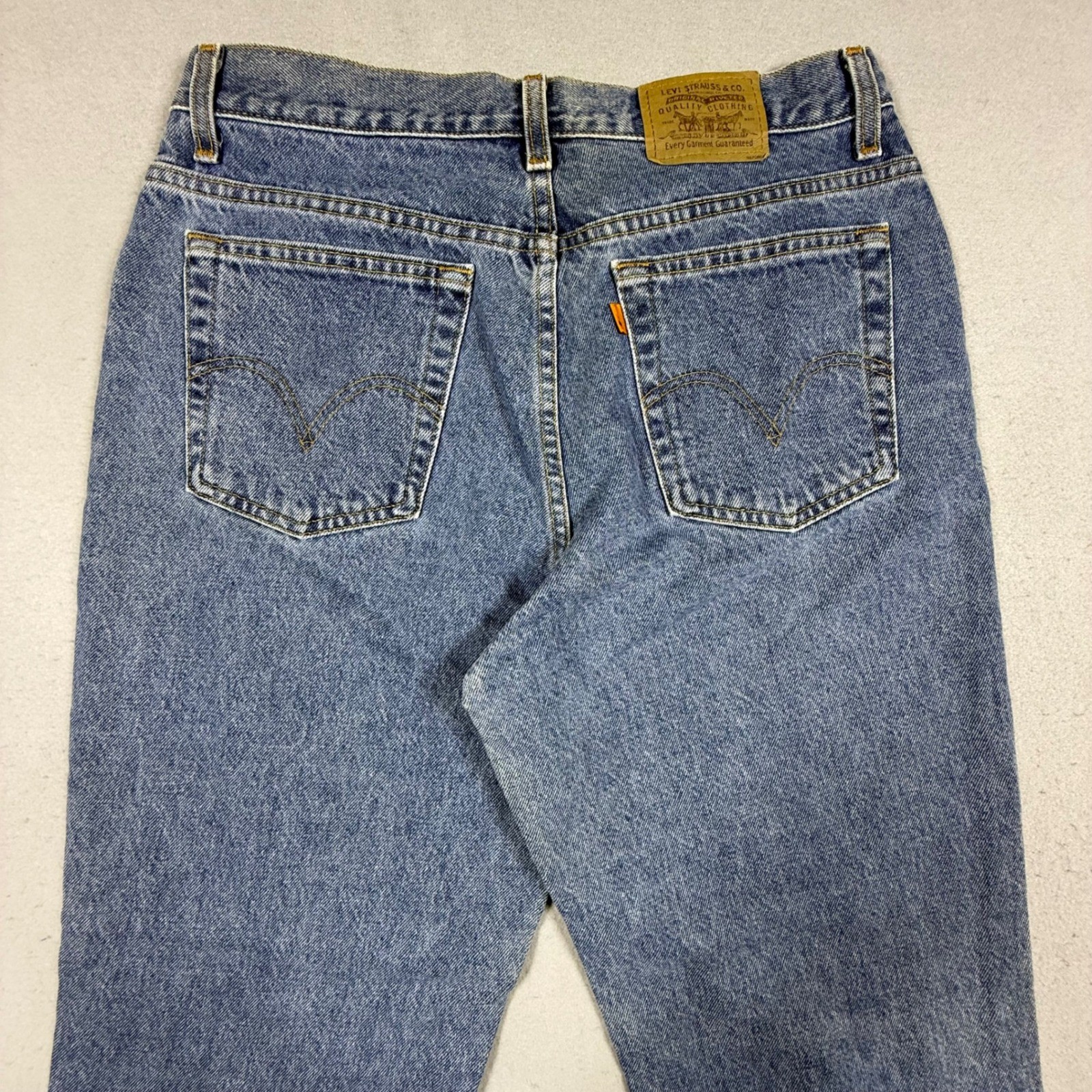 Vintage Levis Orange Tab High Waisted Mom Jeans Medium Wash Blue Denim Canada