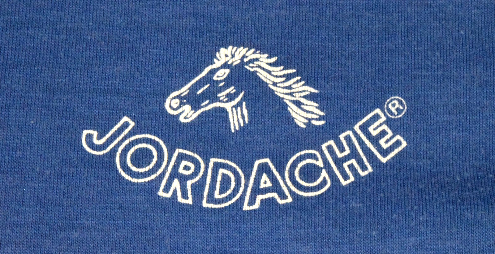 Vintage Jordache Reversible T-Shirt Ringer Size S 70s Blue Gray Horsehead Logo