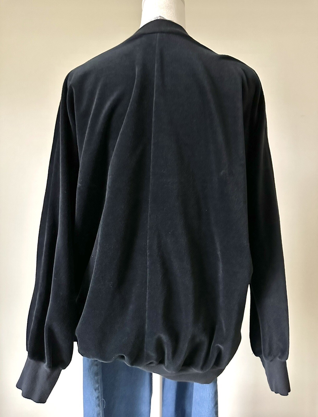 Vintage Womens 80s 90s Velour Pullover by YS Sport (Young Stuff) Size 2X