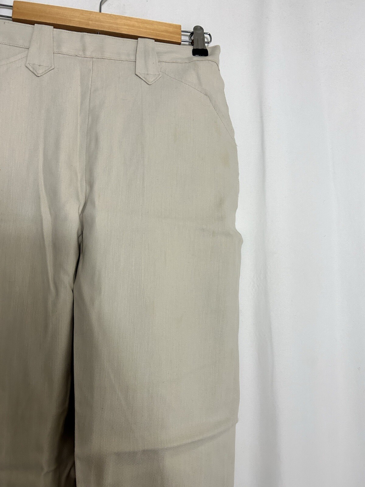 Vintage 1960s Lee Stretch Frontier Lady Twill High Waist 13” Rise Pants 26×29