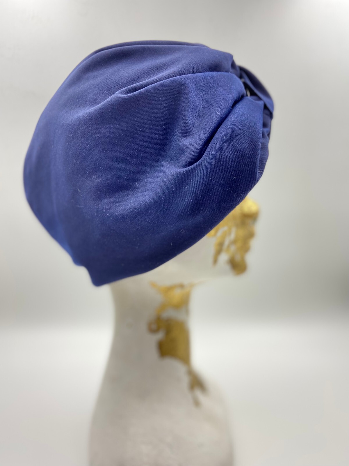 Vintage swim cap | vintage bathing cap | blue turban | blue turban | shower cap