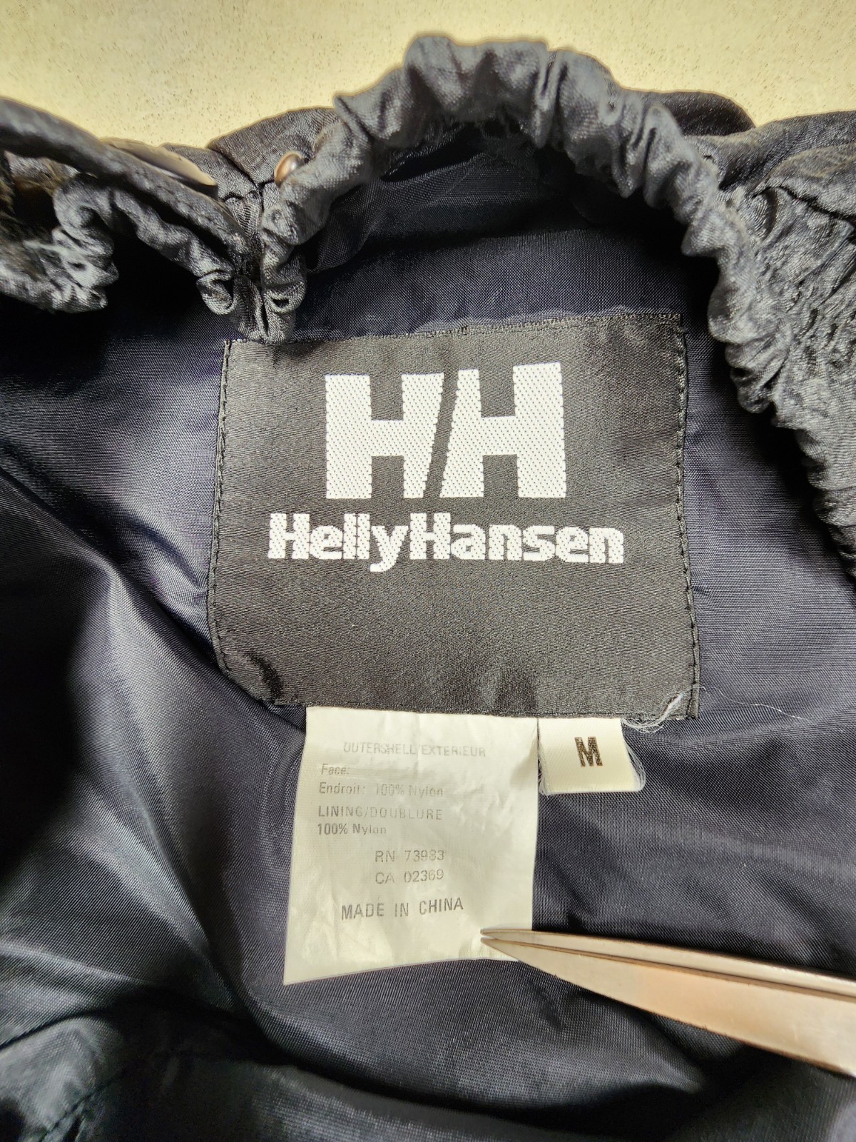 Helly Hansen Black Womens Windbreaker Medium Pants Vintage 90’s