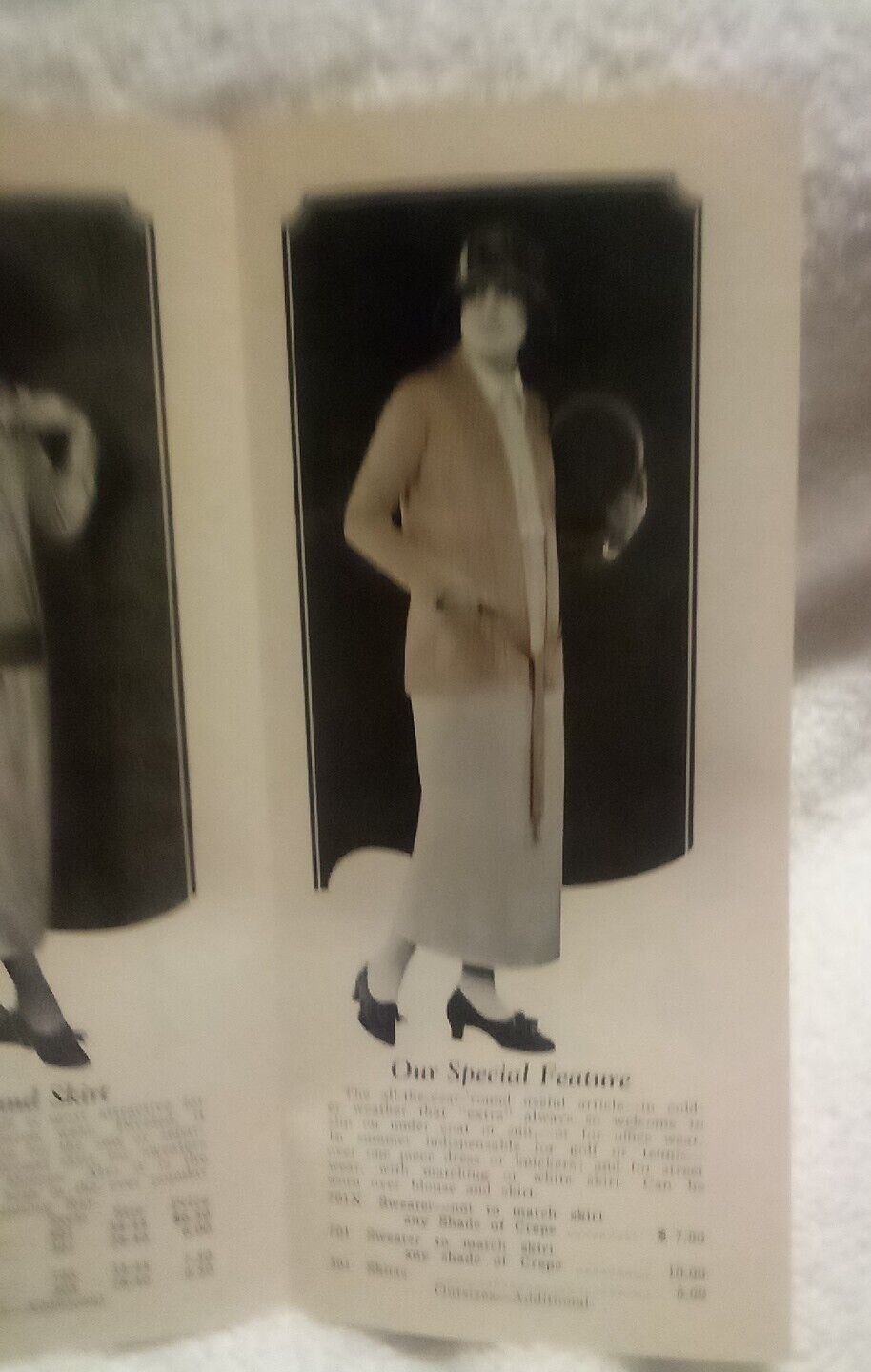 Fox Textile Corp Vtg 1920s Advertising Sales Brochure Foxtex Garments Flappers
