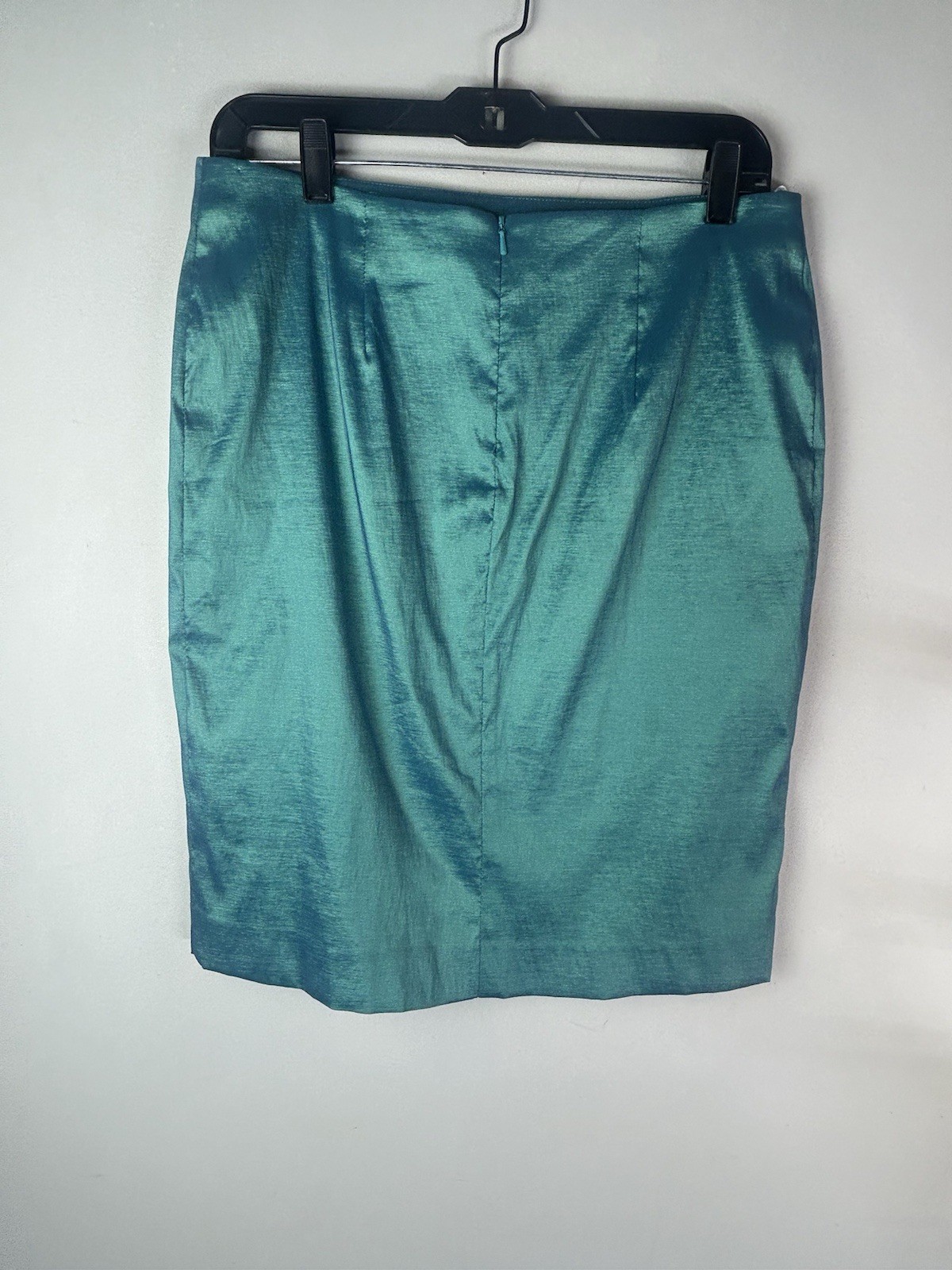 VTG CAMERON BLAKE BY MON CHERI Taffeta Skirt Set Elegant Irisdescent Green Y2K