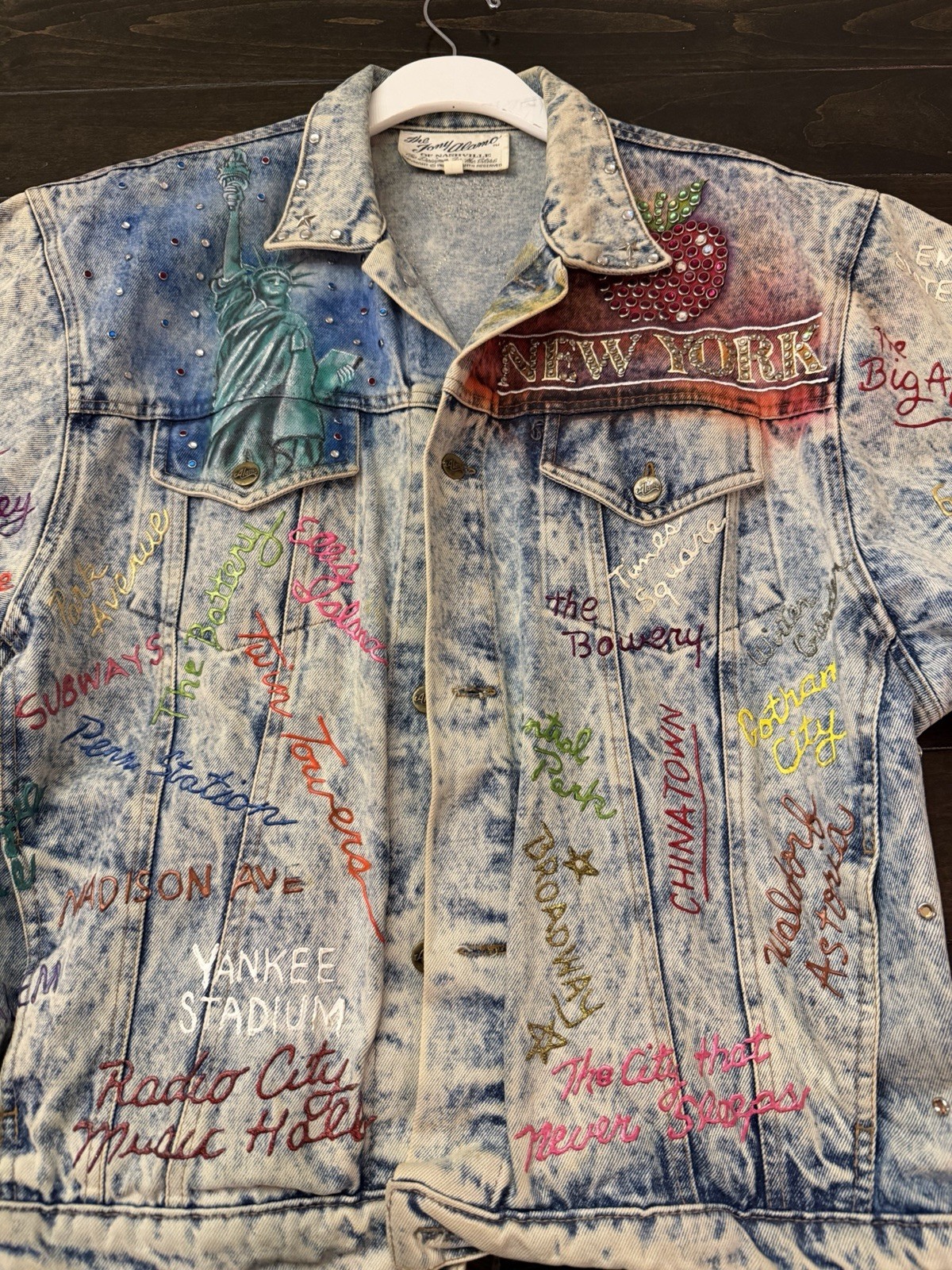 Original New York City The Tony Alamo Of Nashville Jacket Unisex Size L Denim.