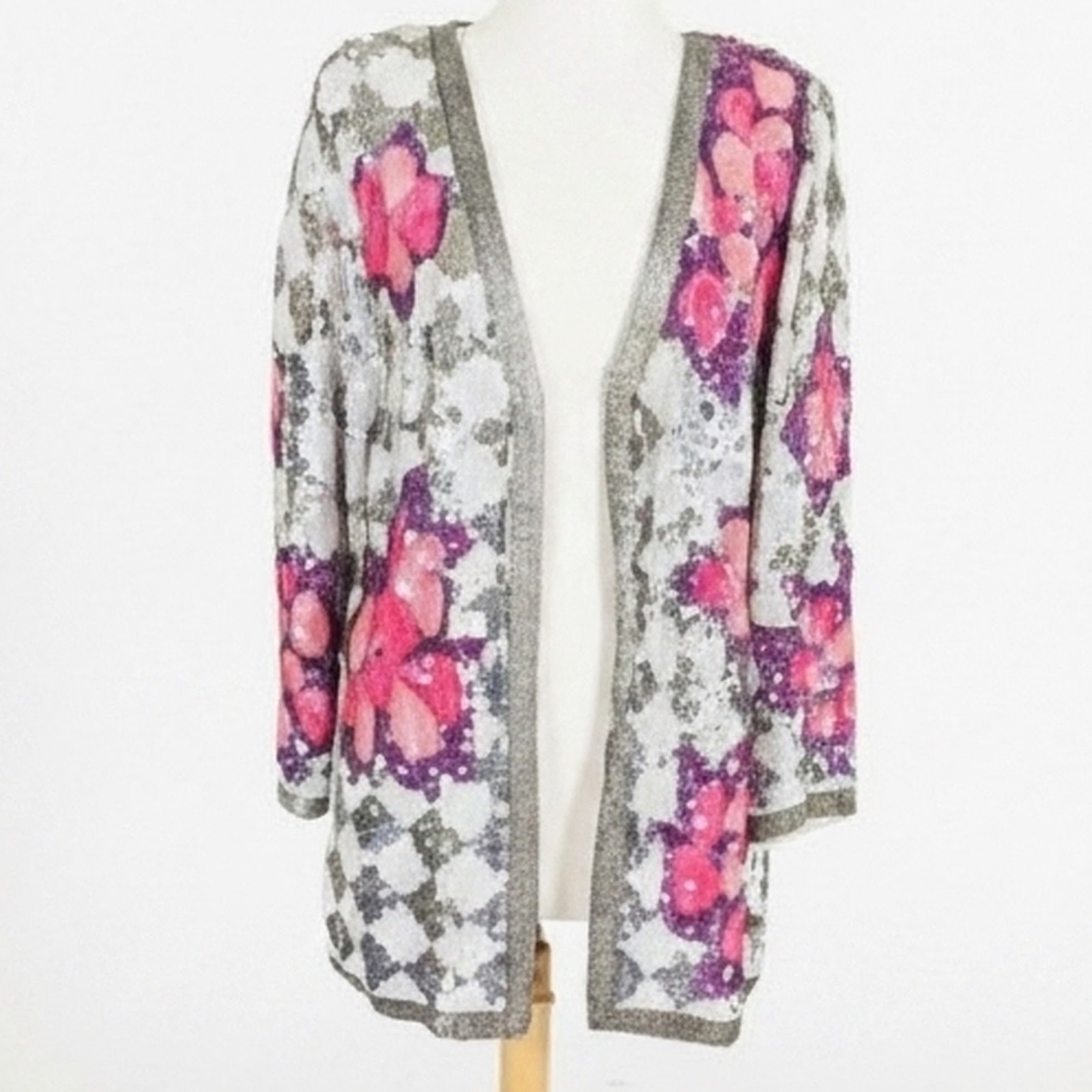 Vintage 1980s Jean for Joseph Le Bon Pure Silk Sequin Trophy Jacket