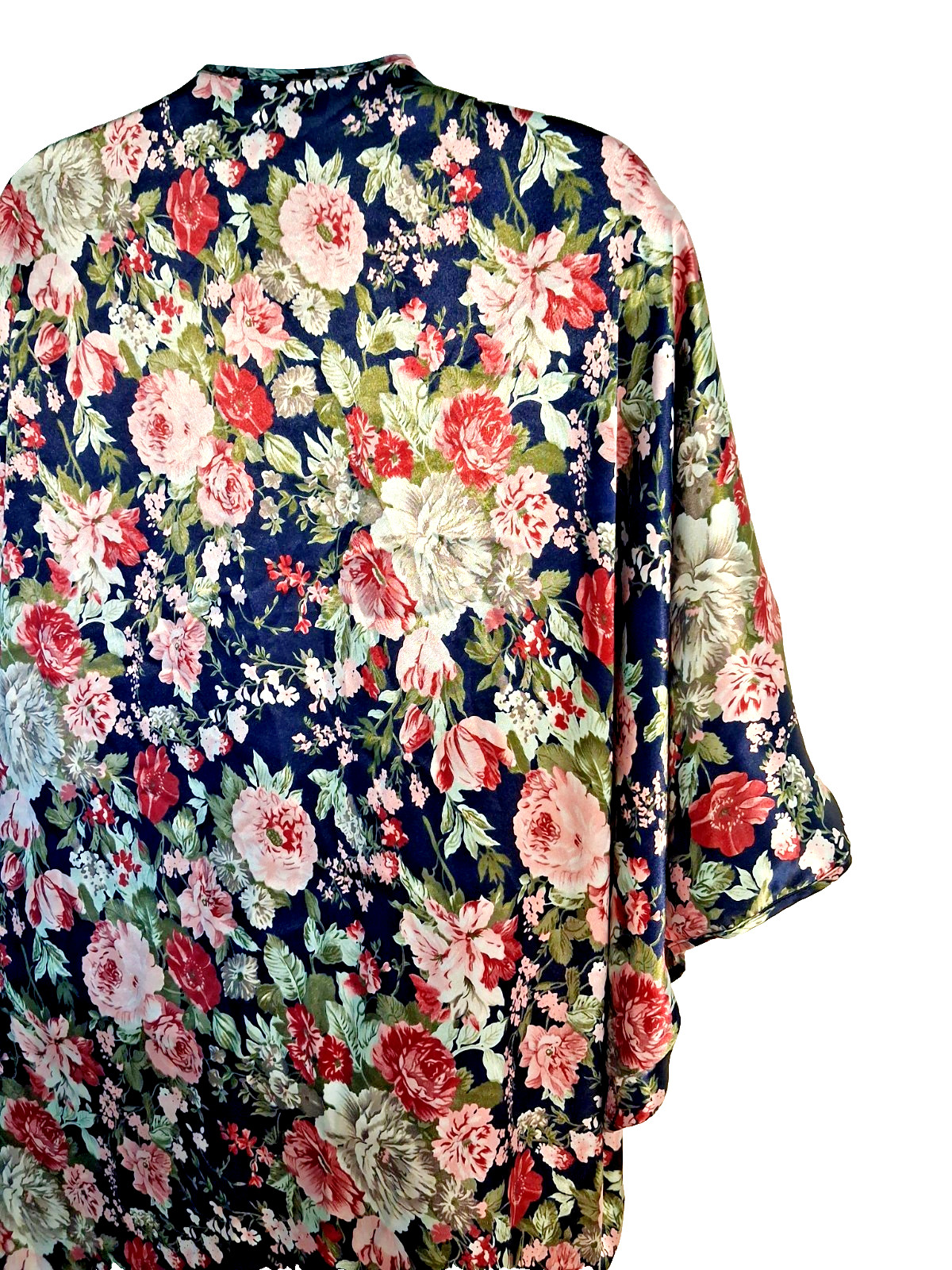 Val Mode Vintage Lingerie Robe Floral Womens Medium M