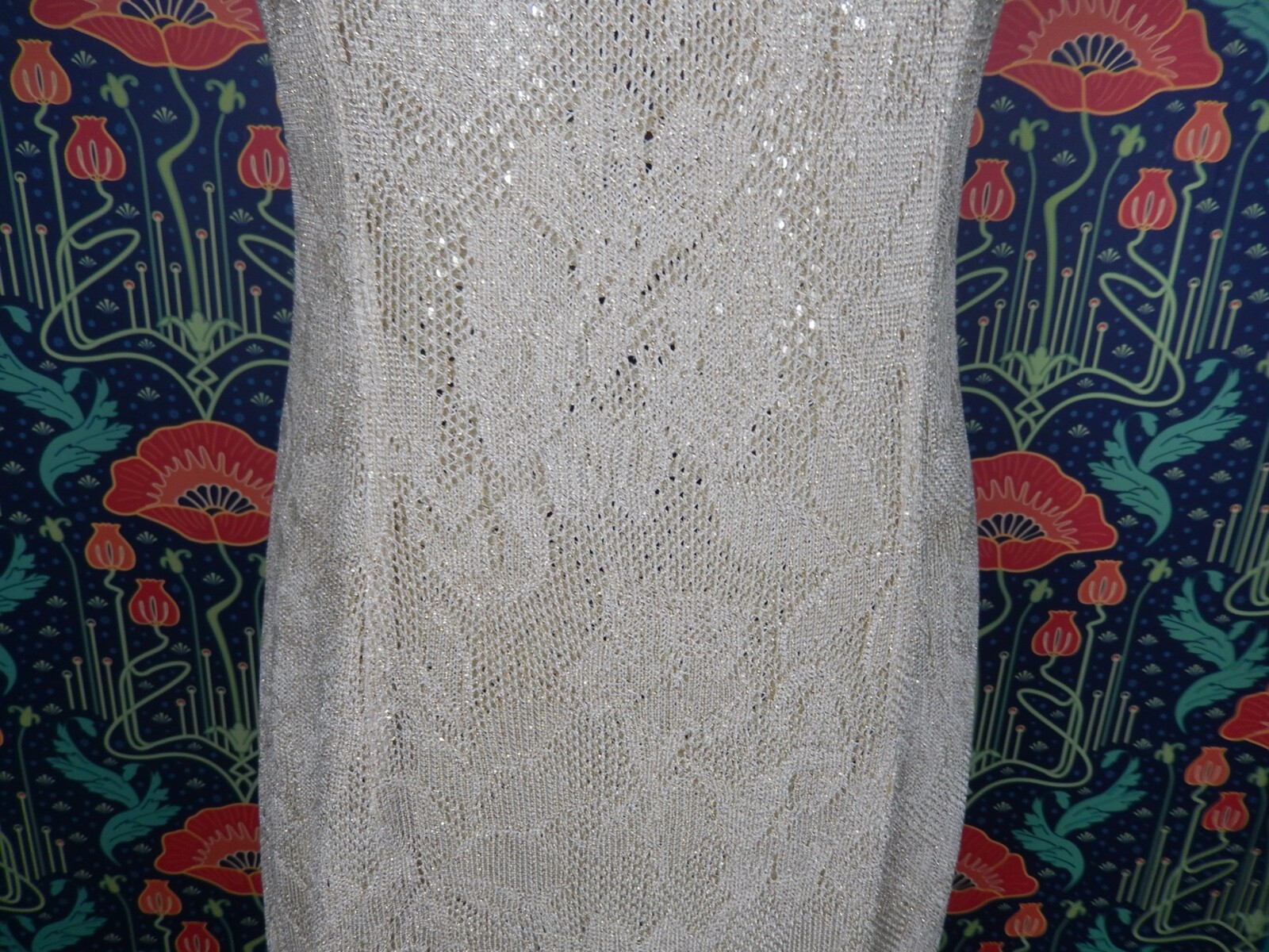Vintage 90’s Y2K Gold Lace Sleeveless Maxi Hoco Cocktail Dress