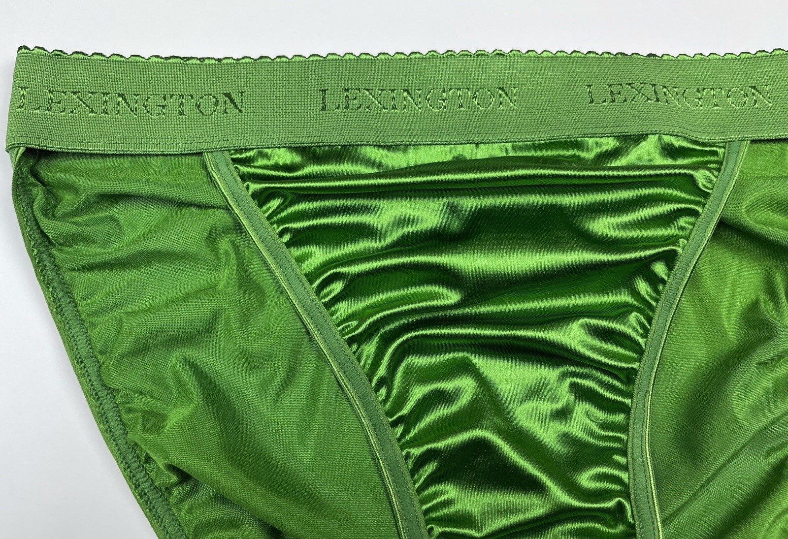 Rio Satin Panty Wide Waistband Green 2XL/9