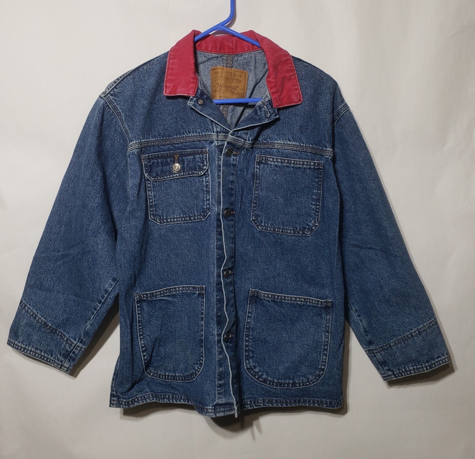 Vintage Levi Strauss Denim Women’s M (12/14) Barn Jacket SUPER👽RARE