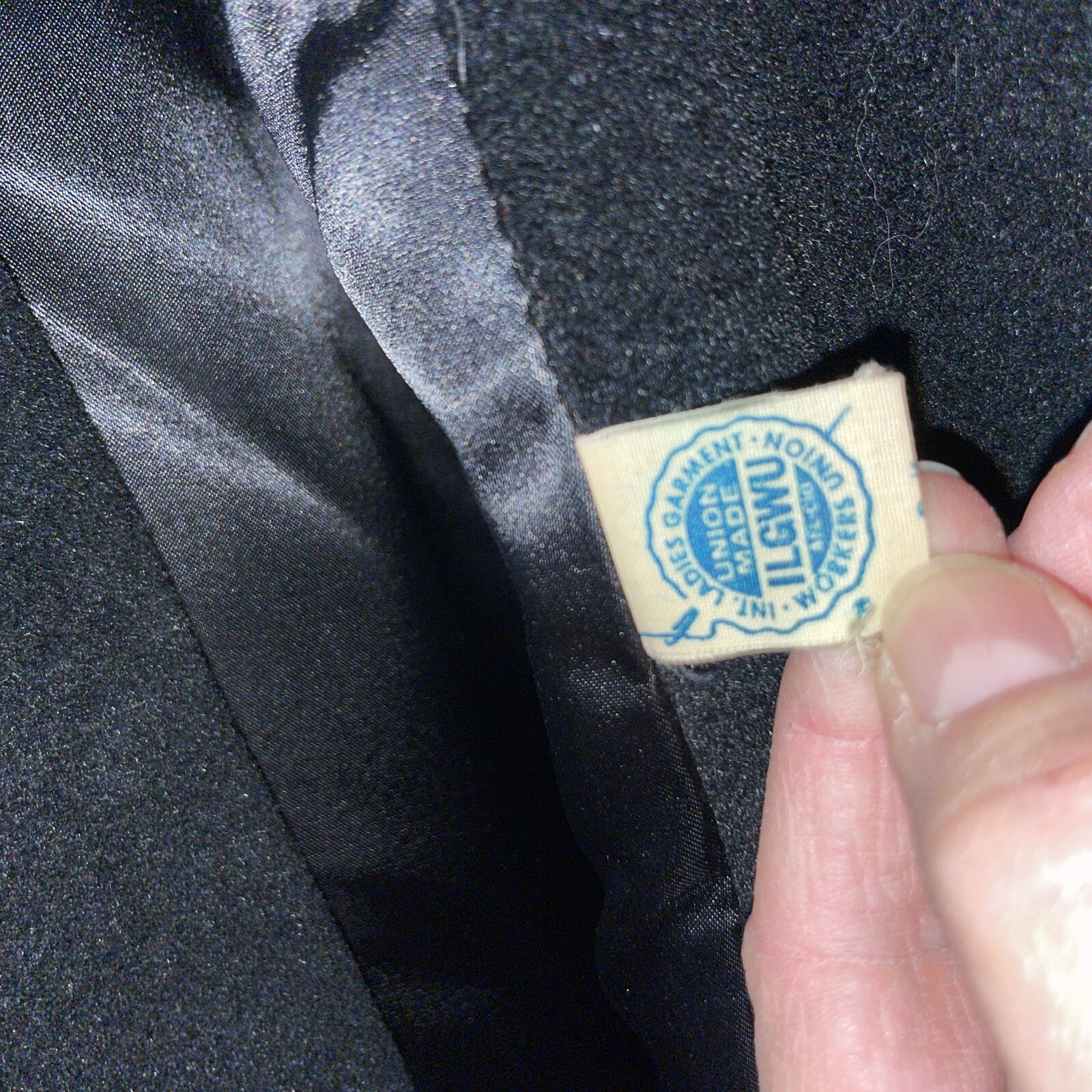 Vintage 1950s Shagmoor Masseys Mink Trim Carson Pirie Scott & Co. Dress Coat
