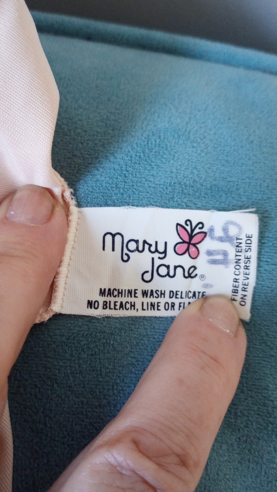 Vintage Mary Jane 1/2 Slip Peach 100% Antron III Nylon Lace Womens L Fancy USA