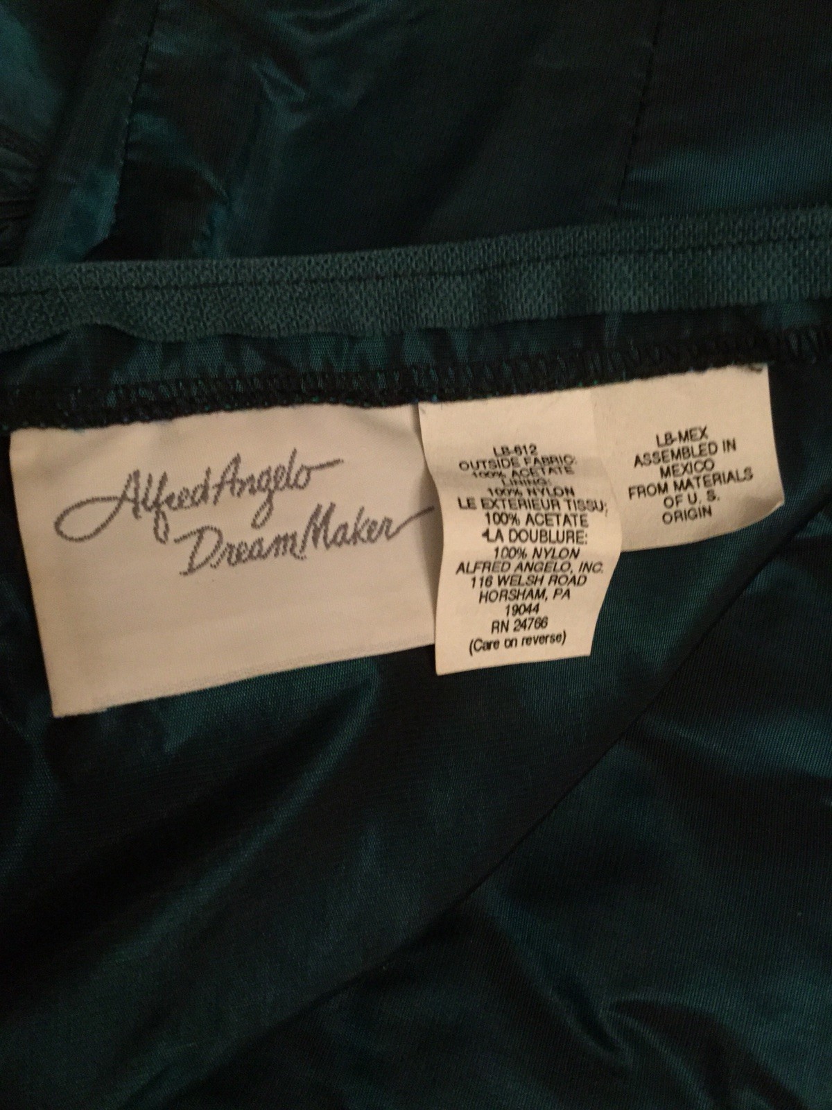 1980’s Alfred Angelo Dream Maker Totally 80s Prom or Cocktail Dress