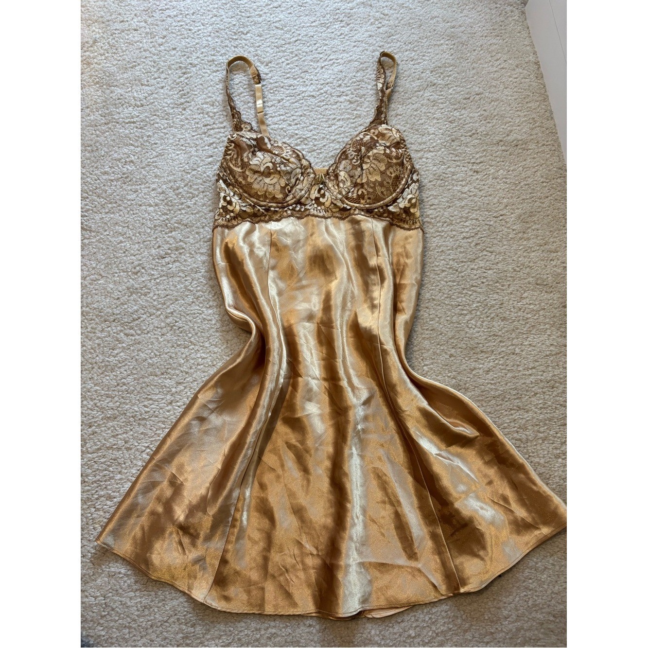Victoria’s Secret Vintage Gold Slip Dress