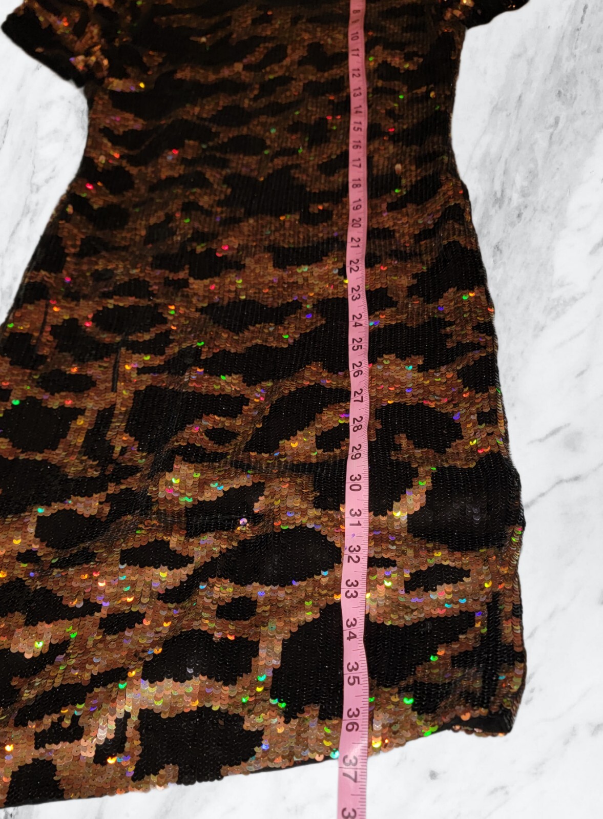 Y2K Dress Womens (Size P) Naeem Khan Riazze Boutique Holographic Gold Black