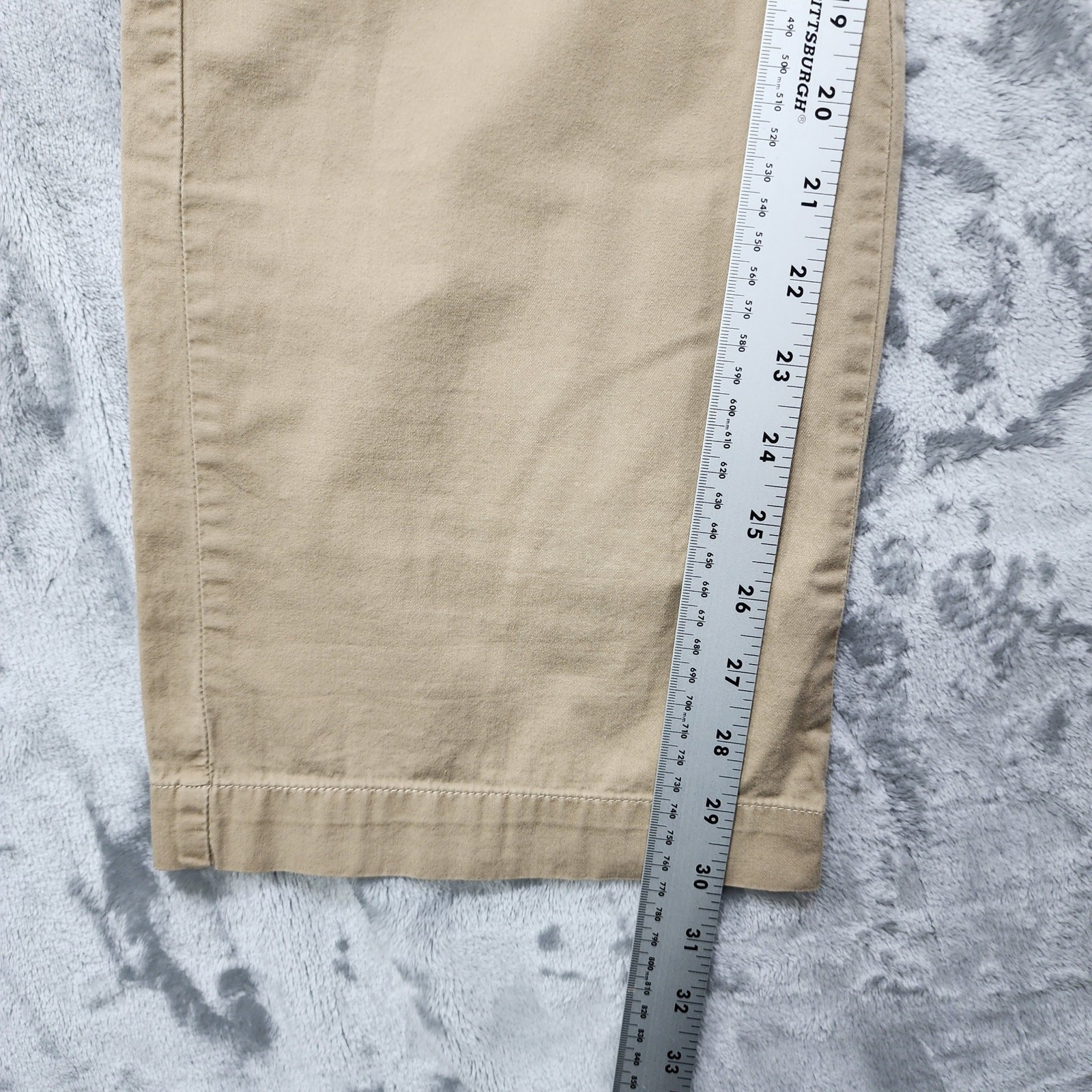 Vintage Envision Studio Pants Womens 8 Tan Mid Rise Straight Leg Cargo Casual