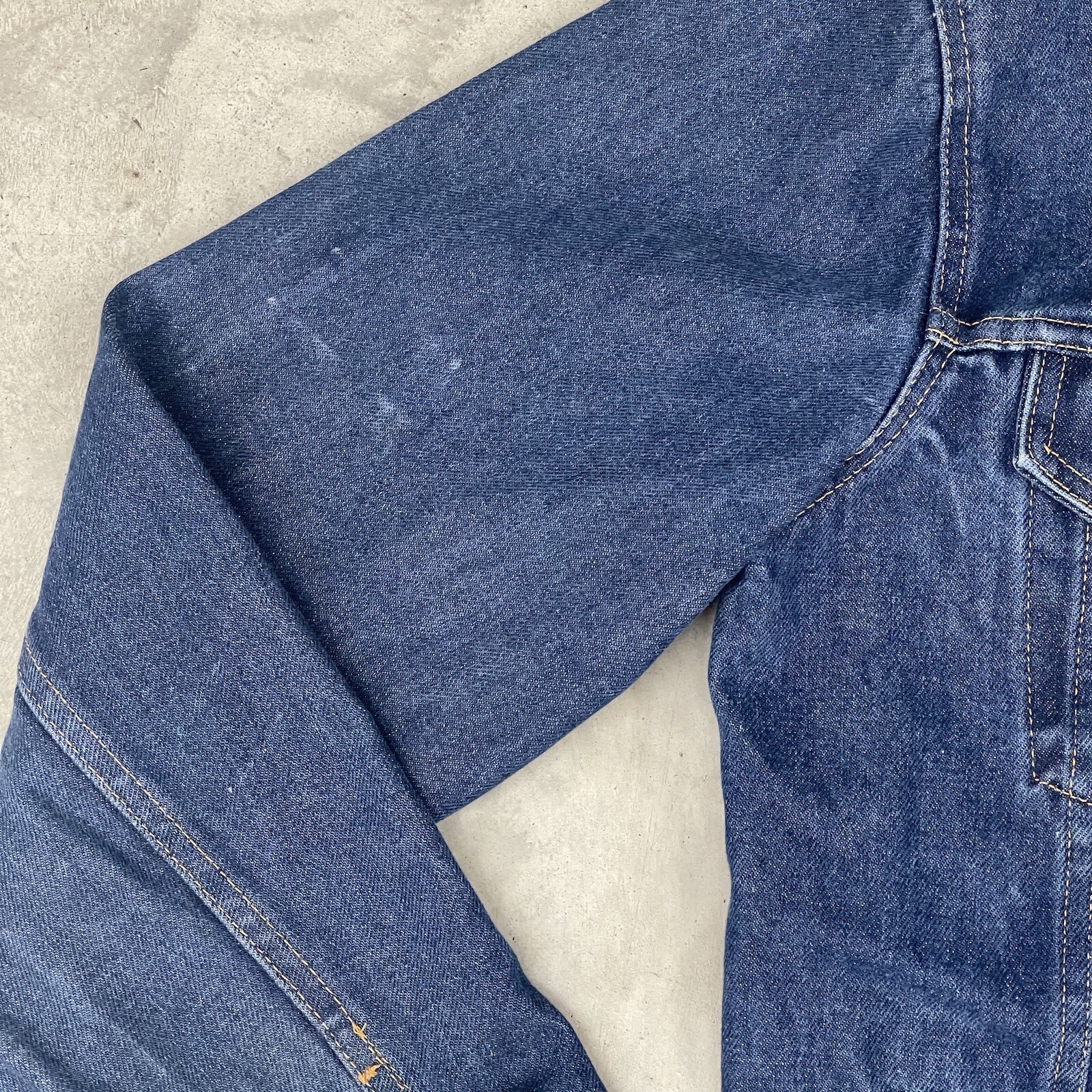 Vintage 80s Sears Big Mac Jean Jacket Large Regular Wash USA