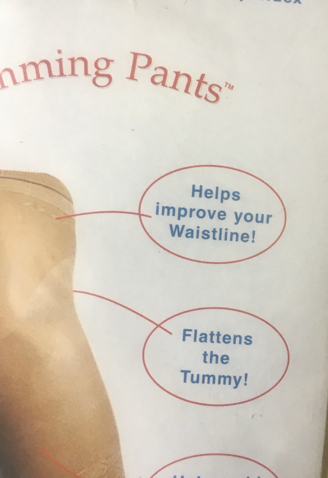 Vintage Pantyhose Slimming Pants Large Natural Pound Ridge Products Tummy Lift