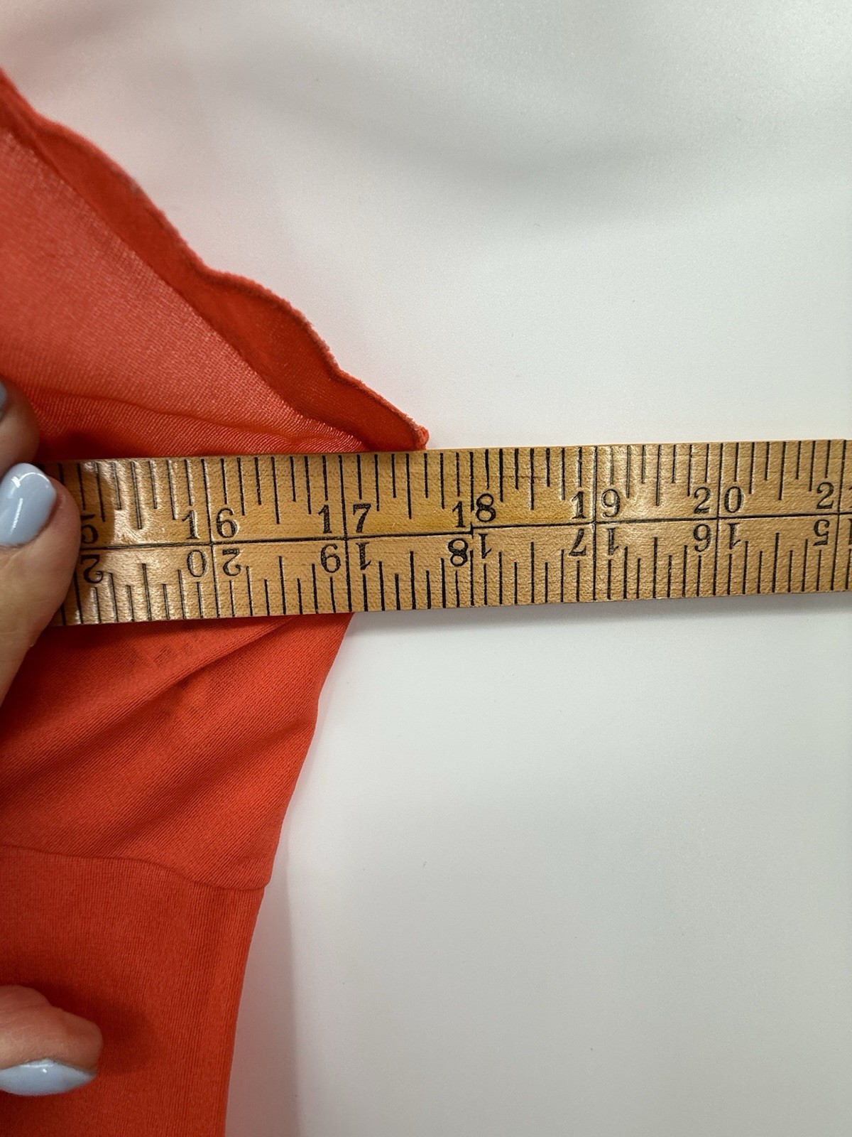 Vintage Vassarette Orange Full Slip Sz 36 Crepelon Sheer Lingerie Floral