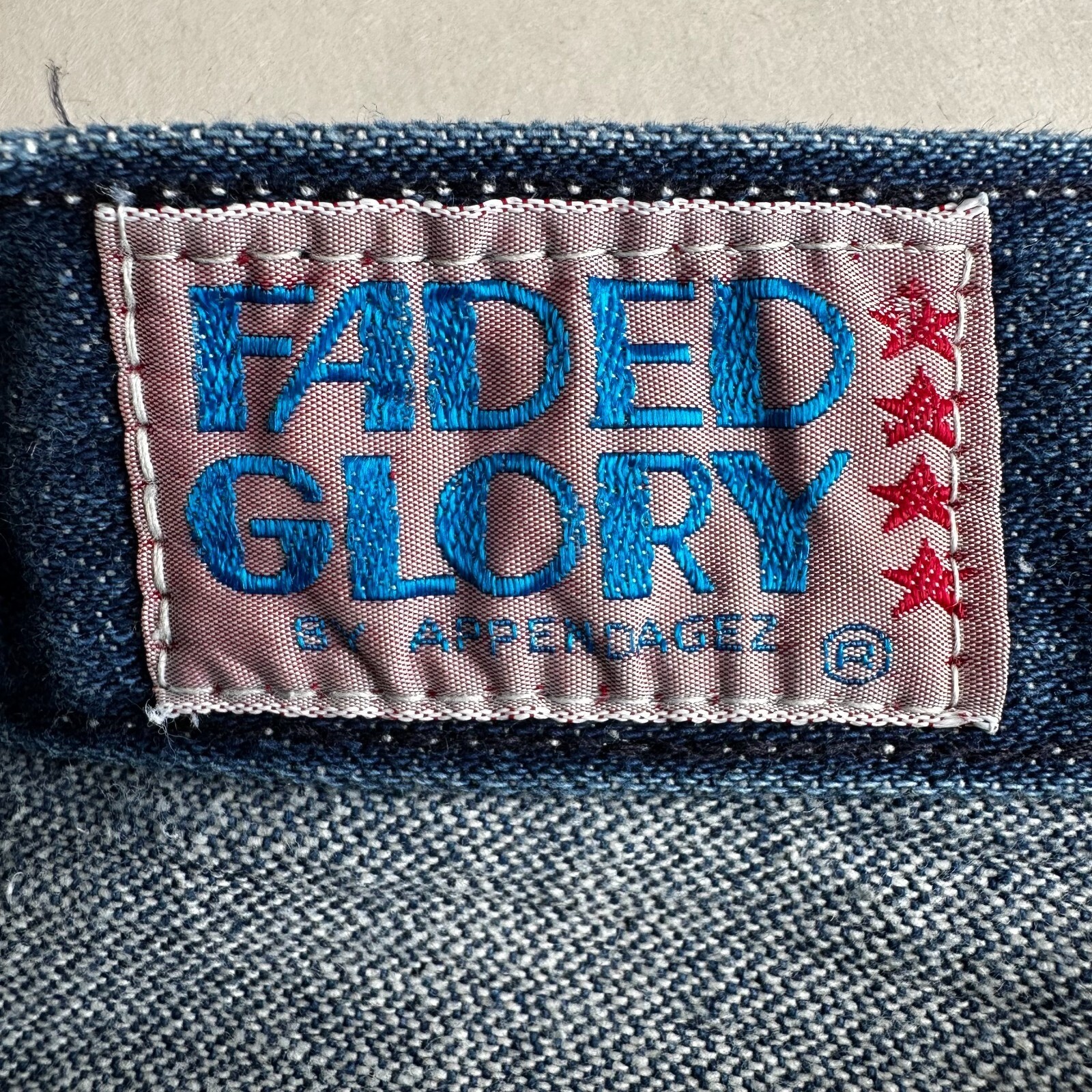 Vintage 70s Faded Glory USA Made Flare Jeans Sz 7 28 | High Rise Roller Denim