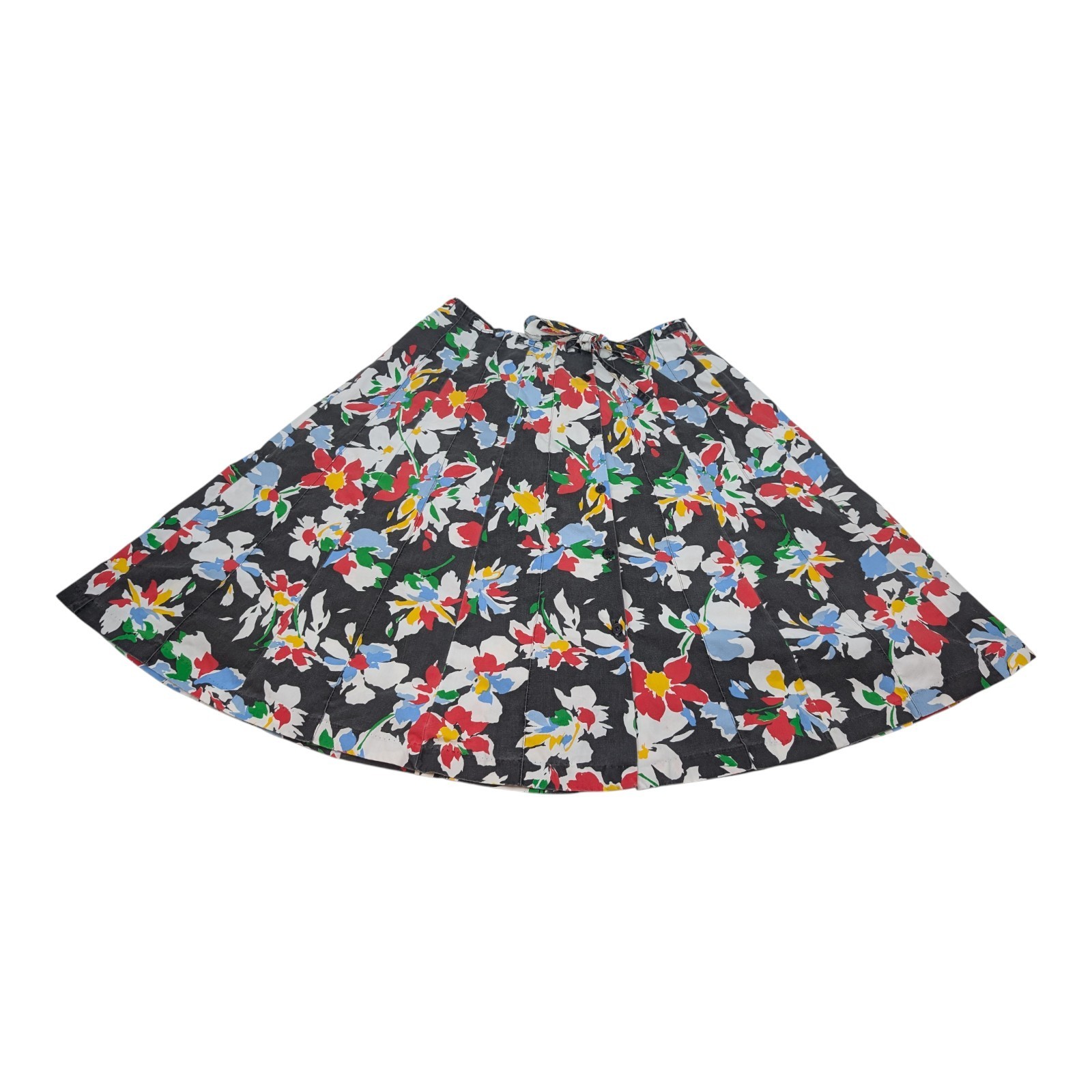 Vintage Floral Pattern Women’s Skirt – Size 34 – Classic & Timeless Style
