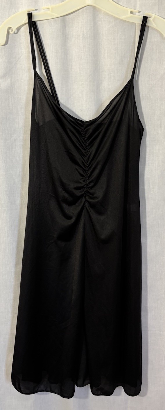 Vintage Kayser Black Nylon Full Slip Front Slit Size Medium – SHIPS FREE