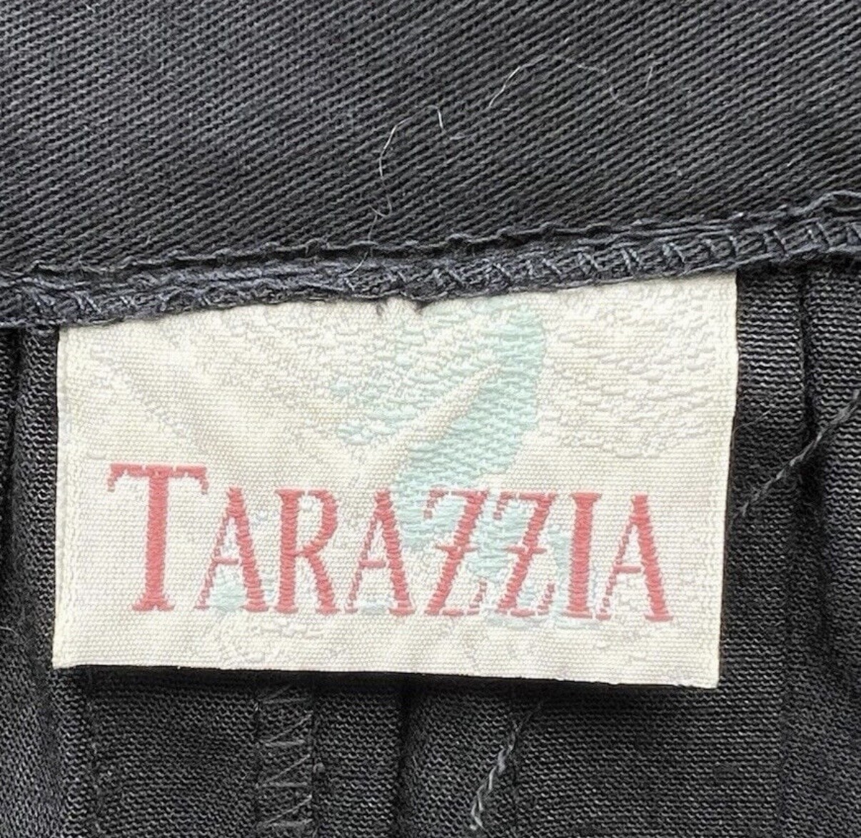Vintage Tarazzia Black Pleated Maxi Skirt Twill Women’s Sz 3(XS) Cottagecore